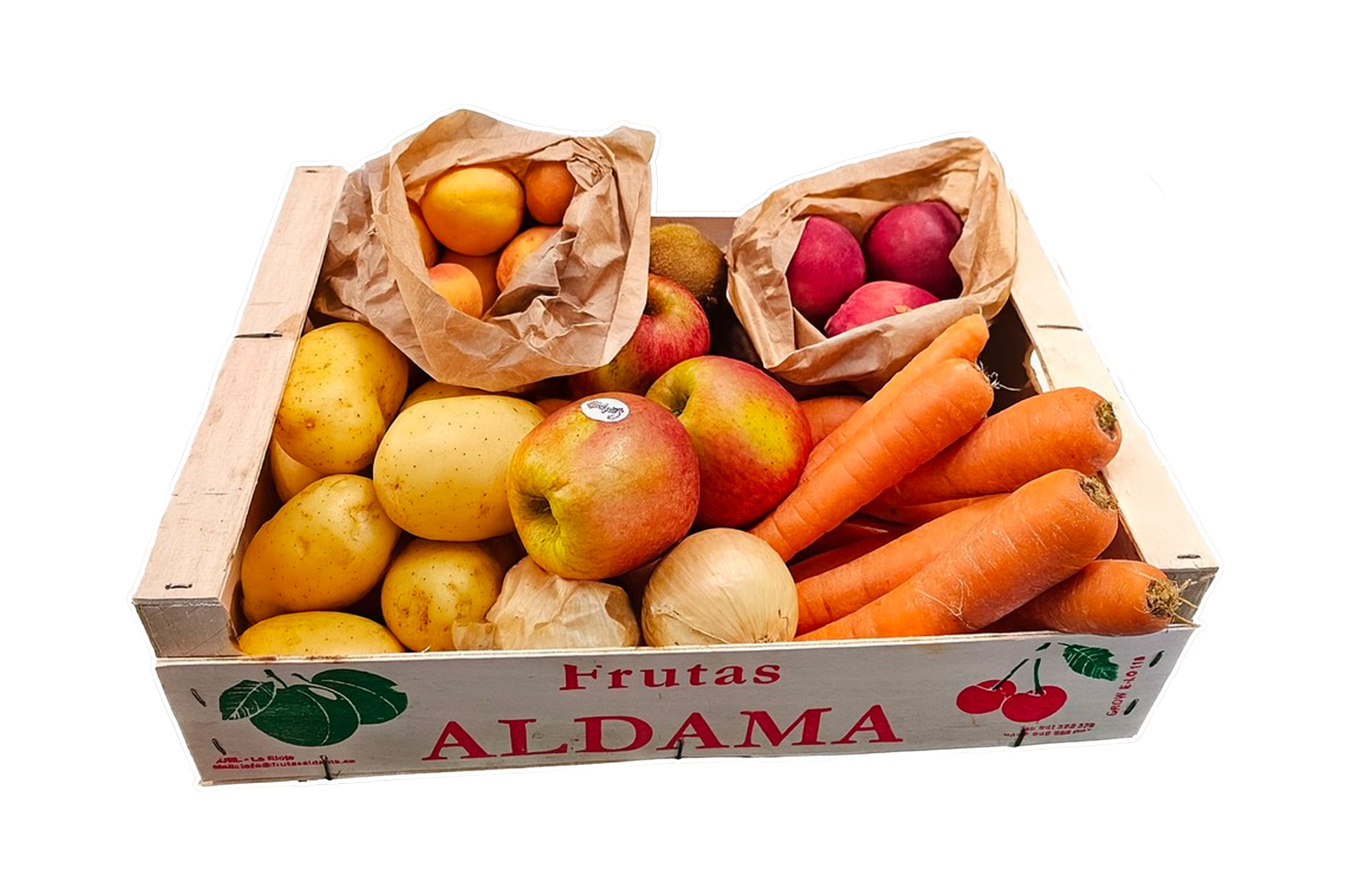 Panier De Fruits Et Légumes 🍅🥔🧅🍏