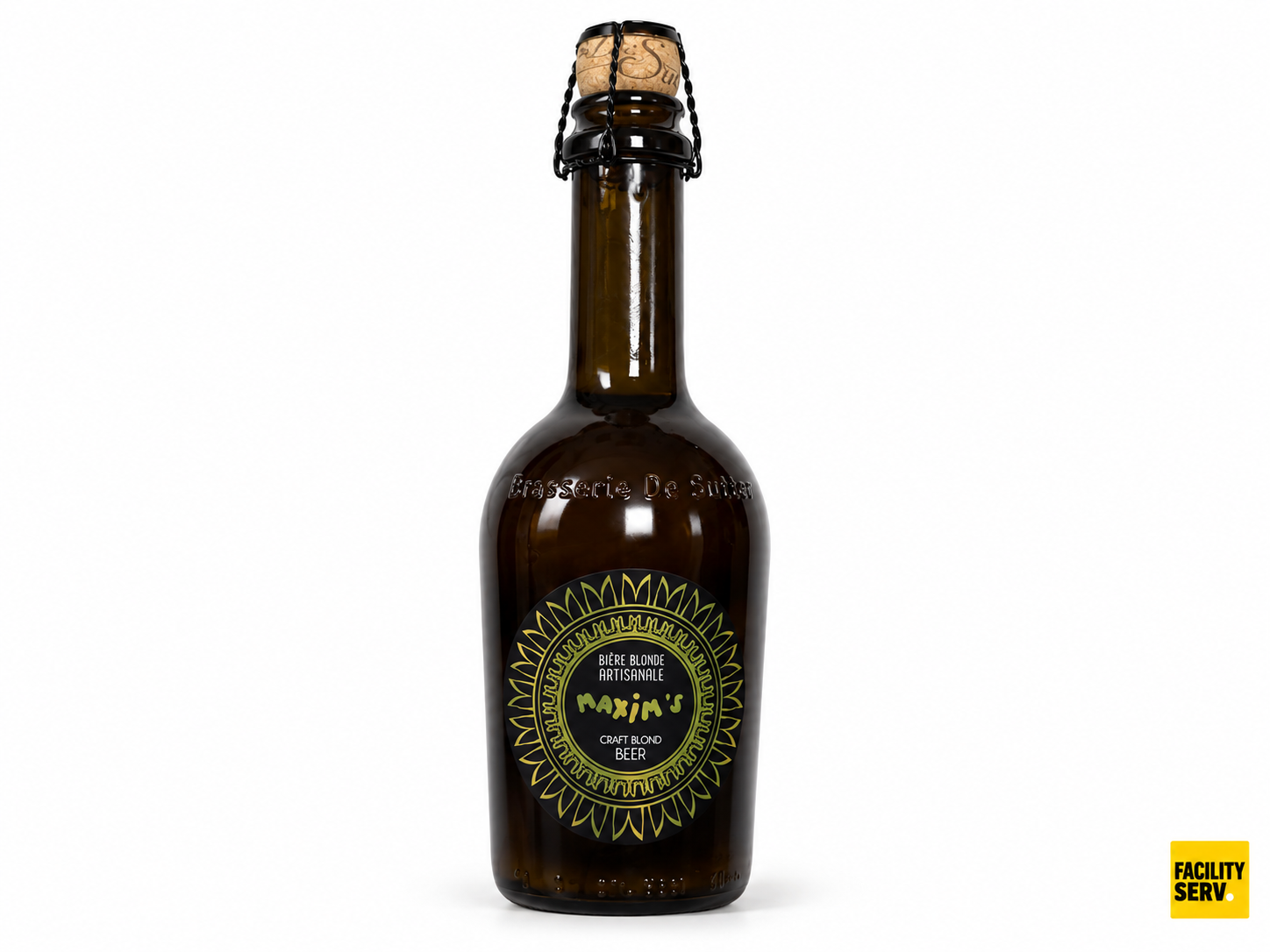 Bière blonde artisanale bio — Maxim’s de Paris — 33 cl — 6,2 % vol.