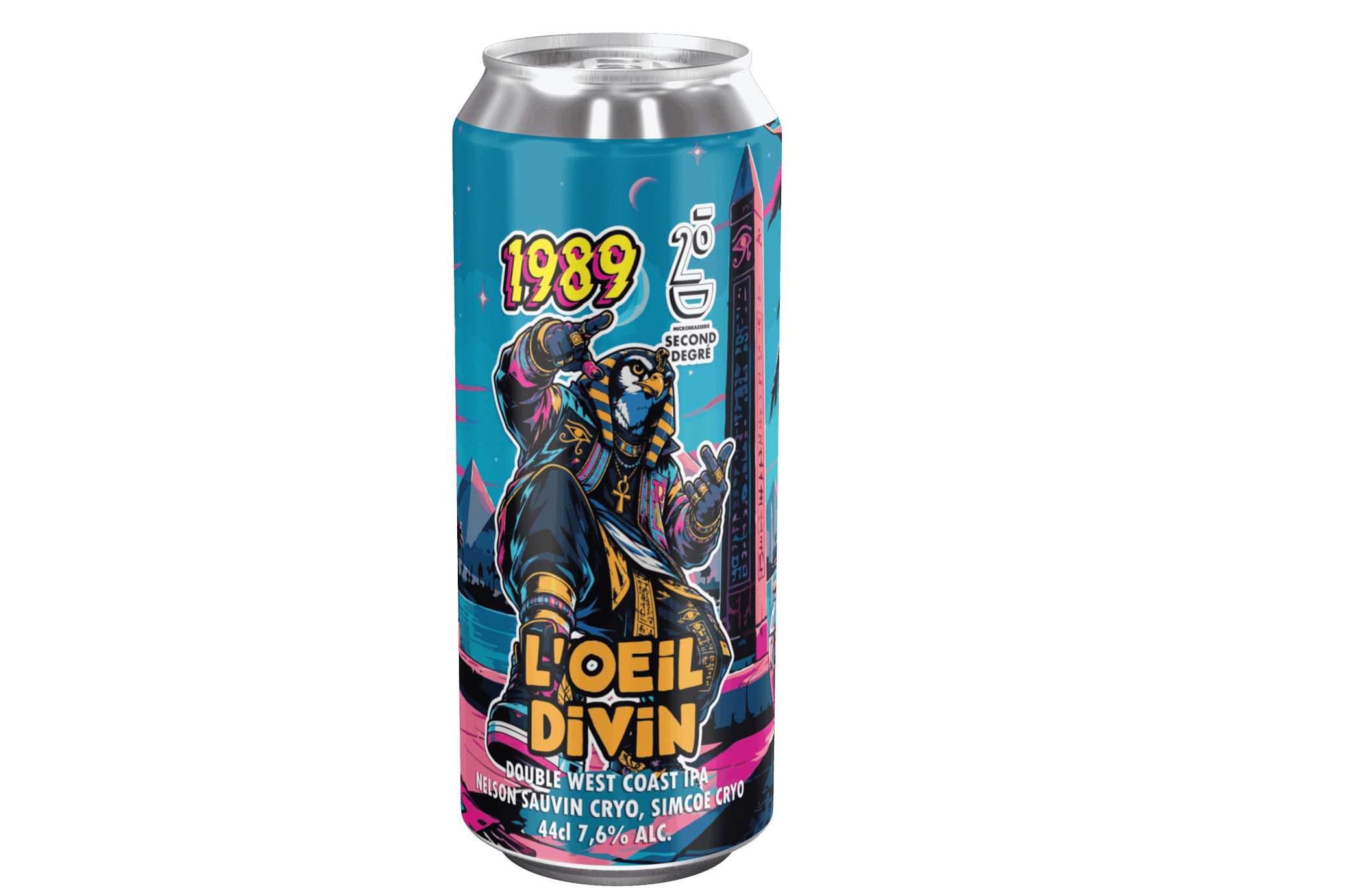 Bière Canette L’Œil Divin – Double West Coast IPA – 1989 Brewing