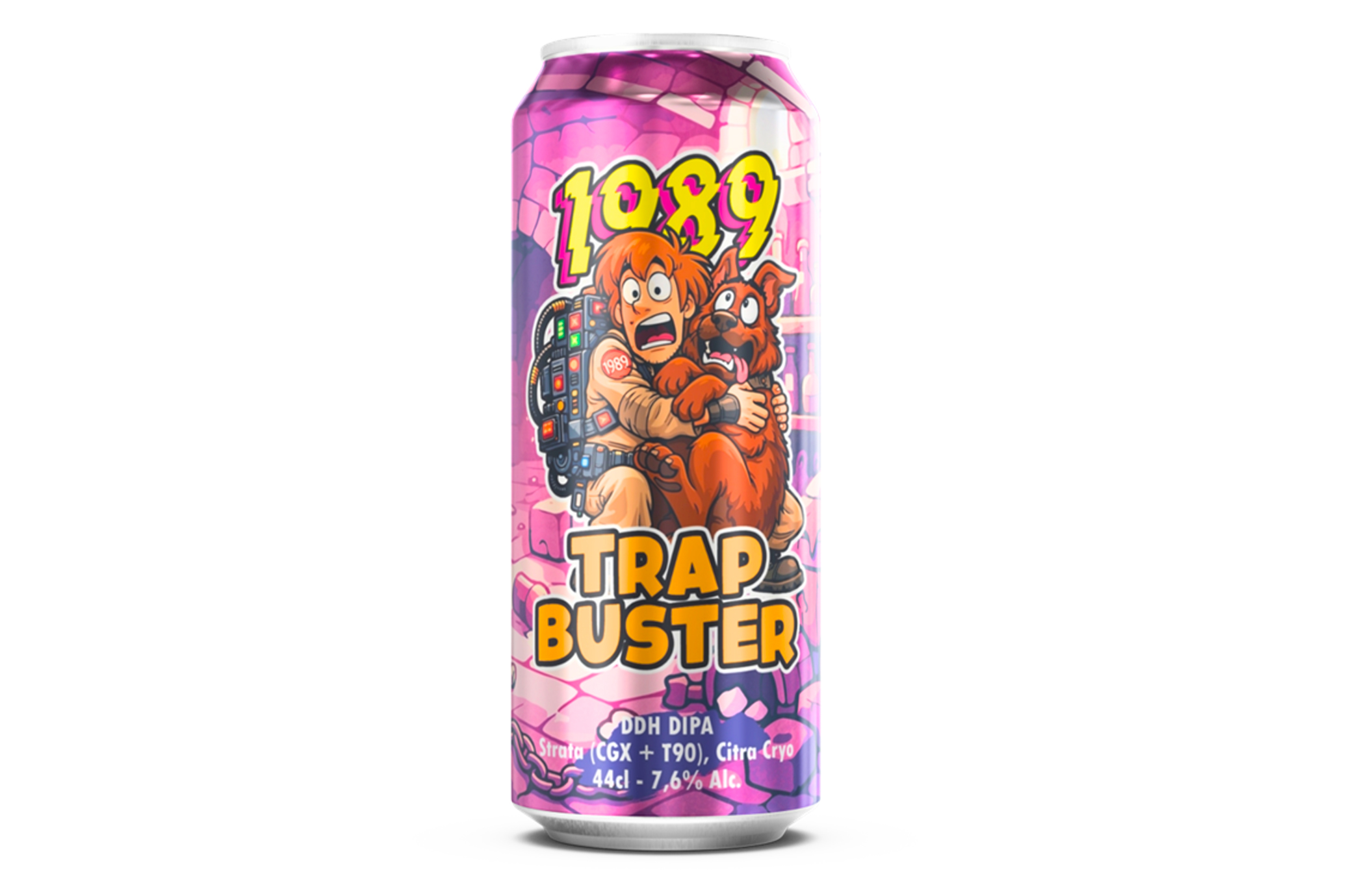 Bière canette TRAP BUSTER 44cl - 1989