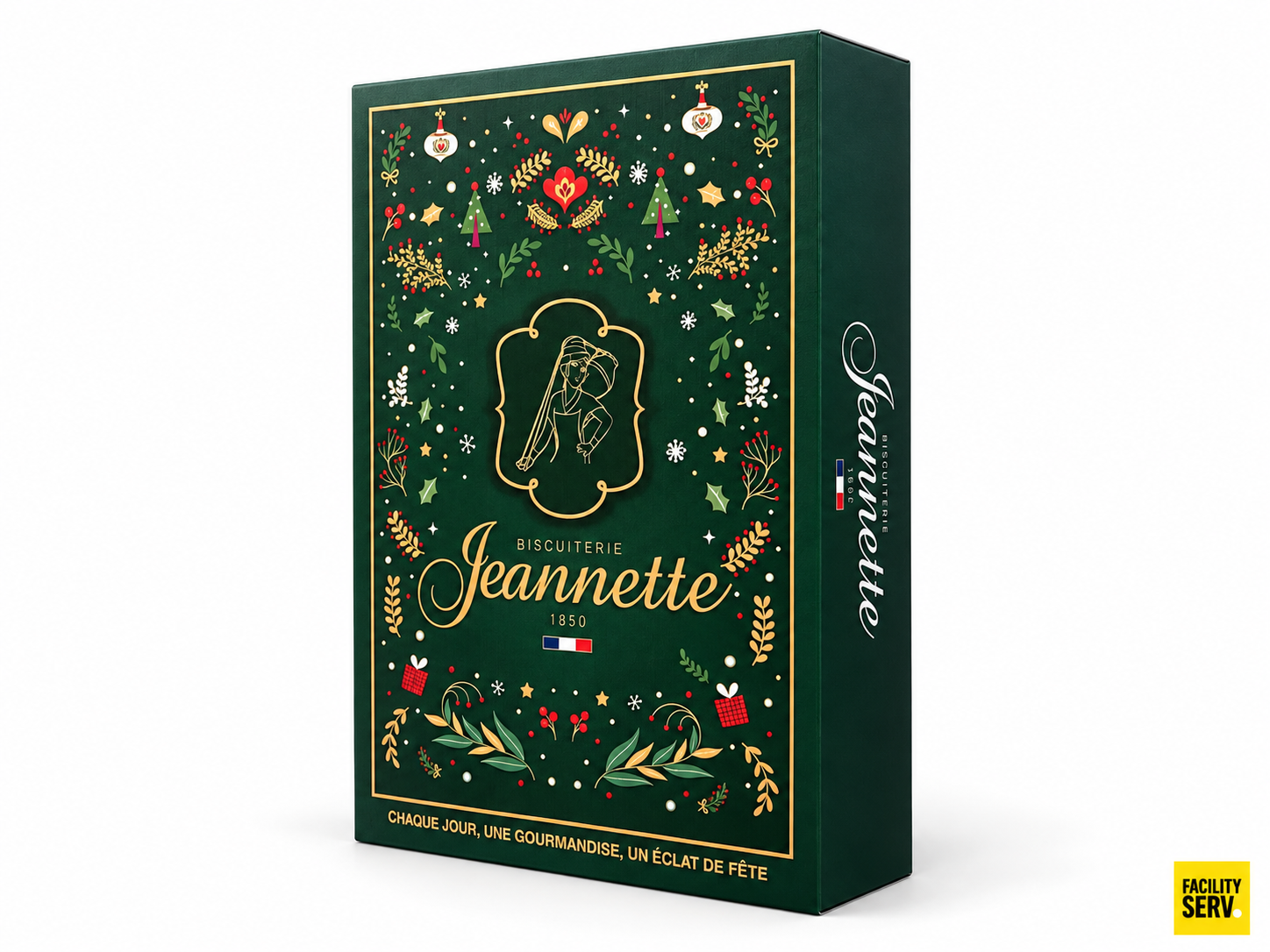 Calendrier de l’Avent Adulte 2026 – Assortiment de Noël – Jeannette 1850 – 600 g