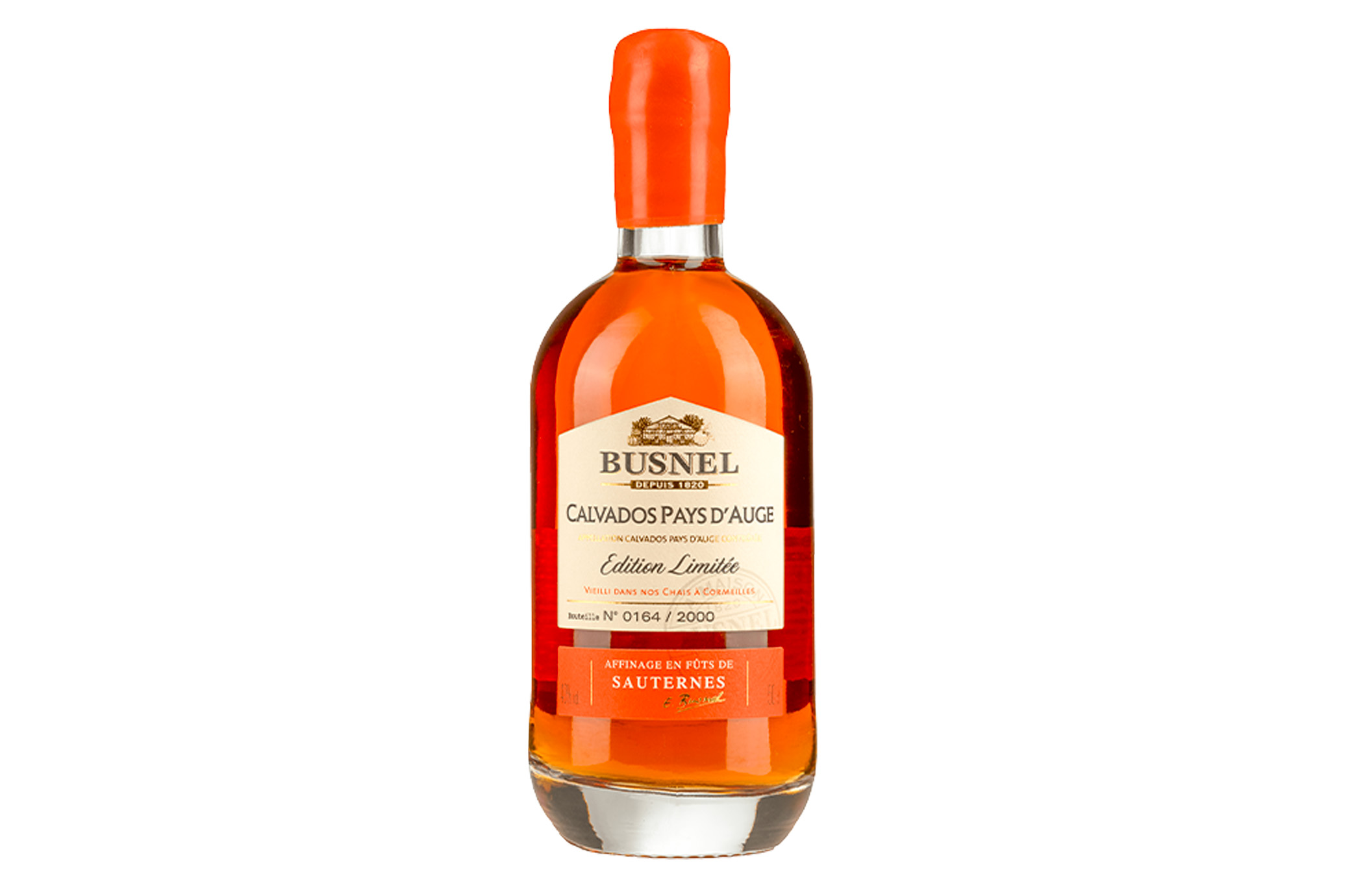 Calvados Pays d'Auge BUSNEL affiné en fûts de Sauternes 50cl