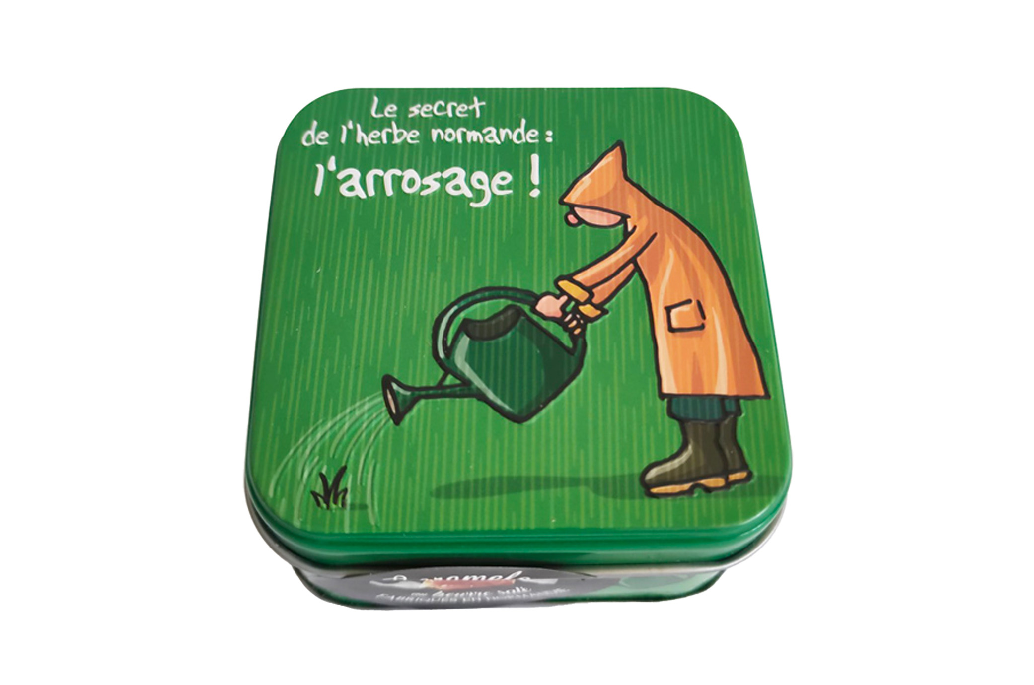 Boîte savon “L’Arrosage HIHIHI” - Caramels au beurre salé