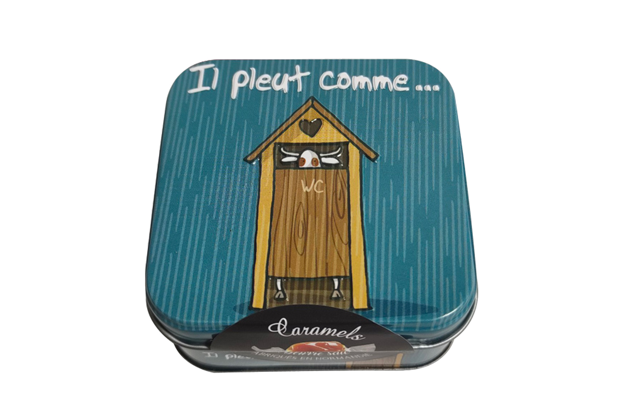 Boîte savon “Il pleut comme HIHIHI” – Caramels au beurre salé