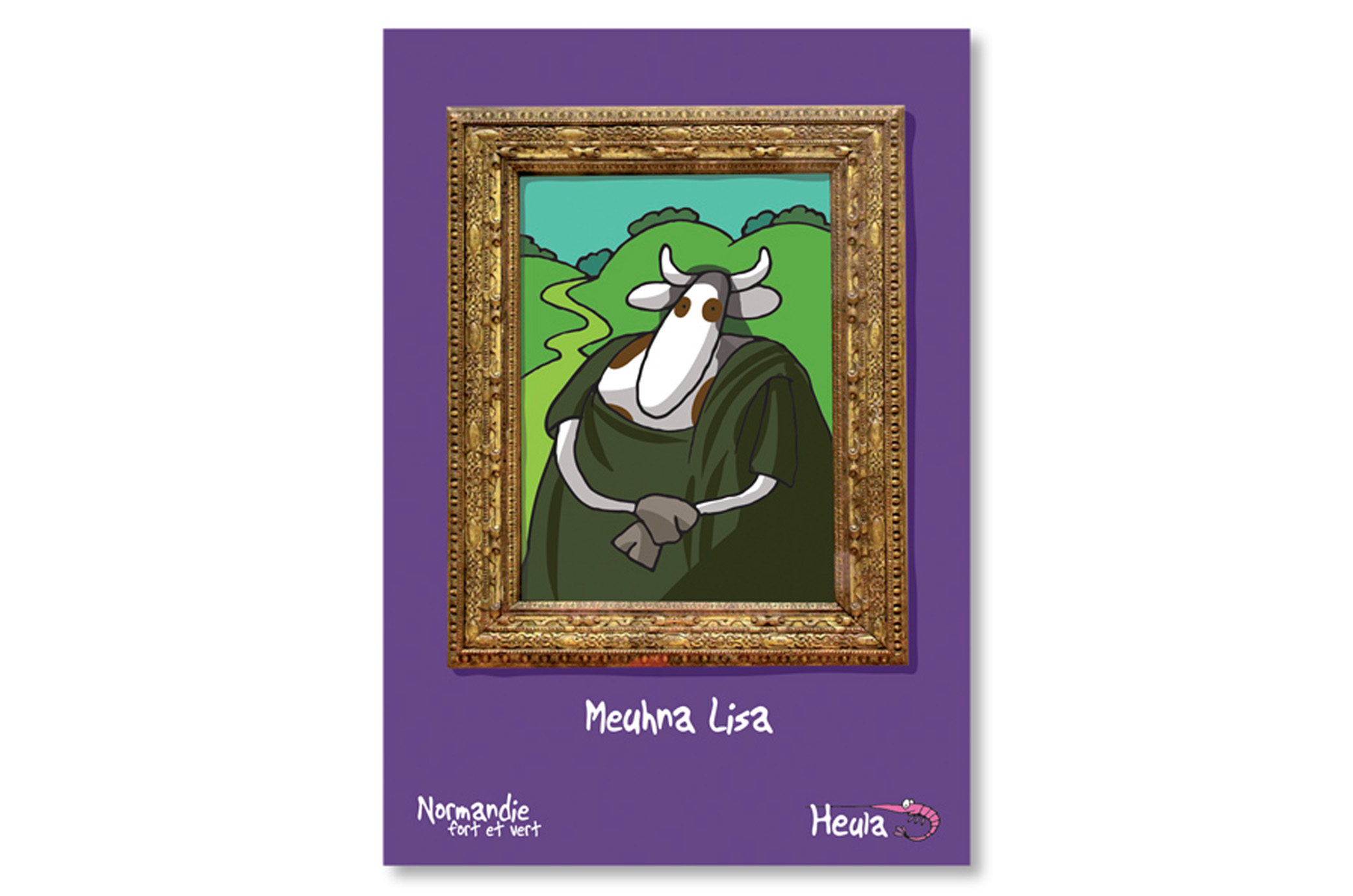 Carte postale "Meuhna Lisa"