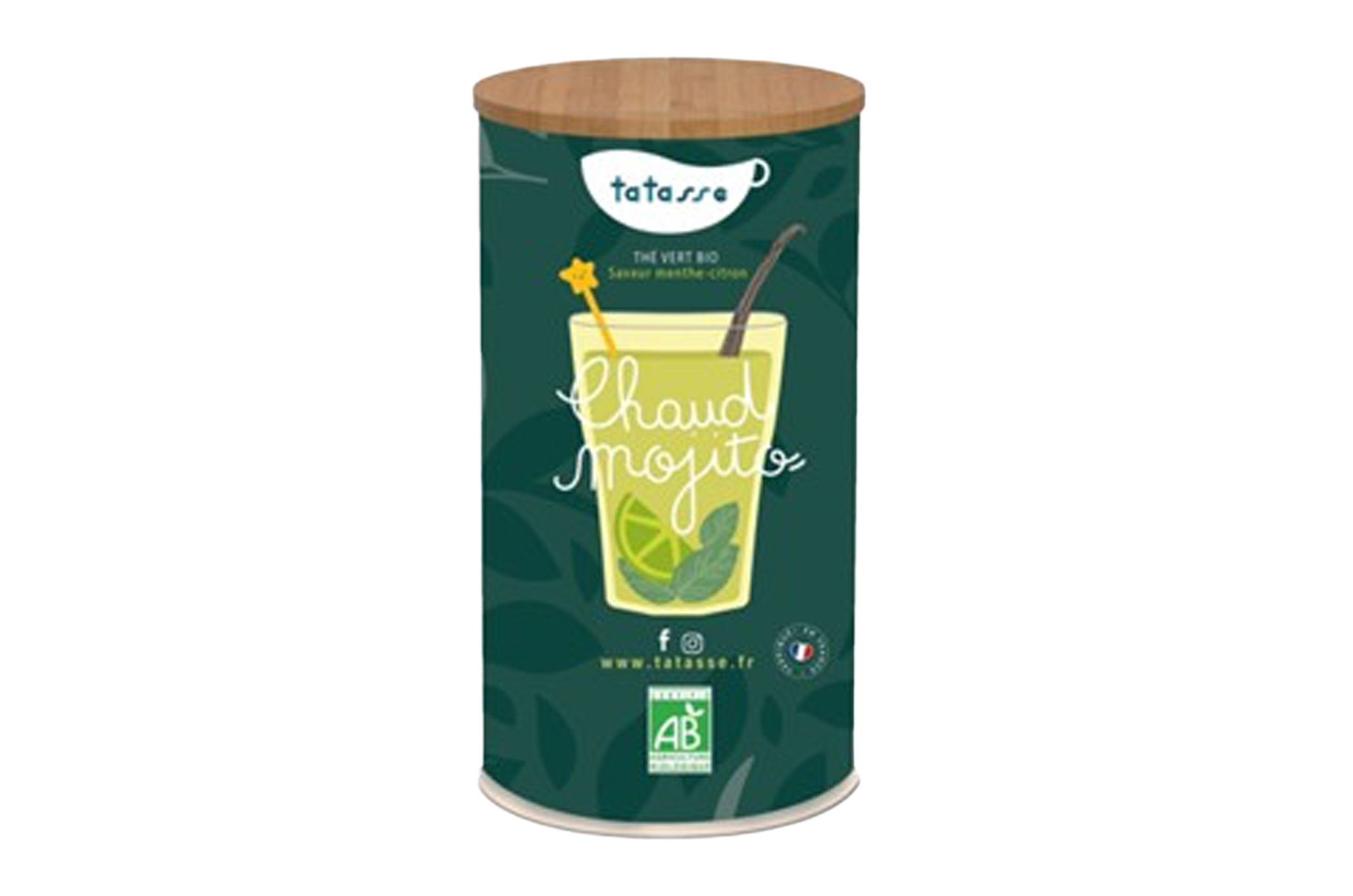 Chaud Mojito - Thé vert bio saveur menthe-citron 90g