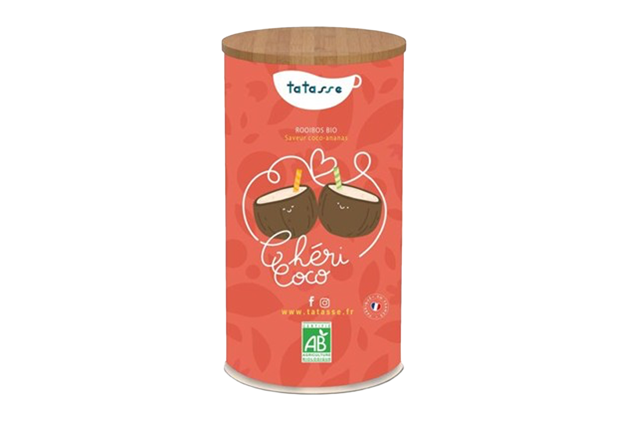 Chéri Coco - The aux fruits bio saveur coco - mangue 100g