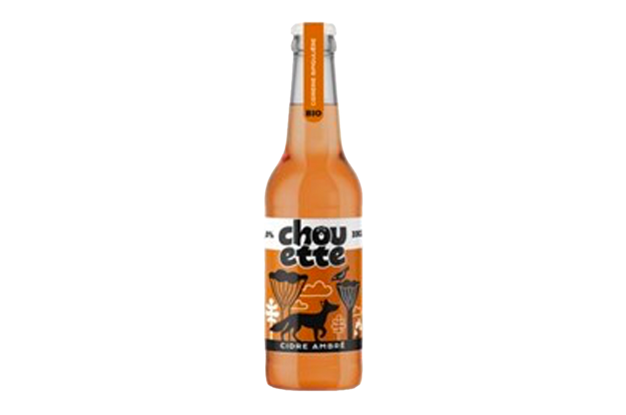 Chouette Cidre Ambré (à la chétaigne) Bio 33cL