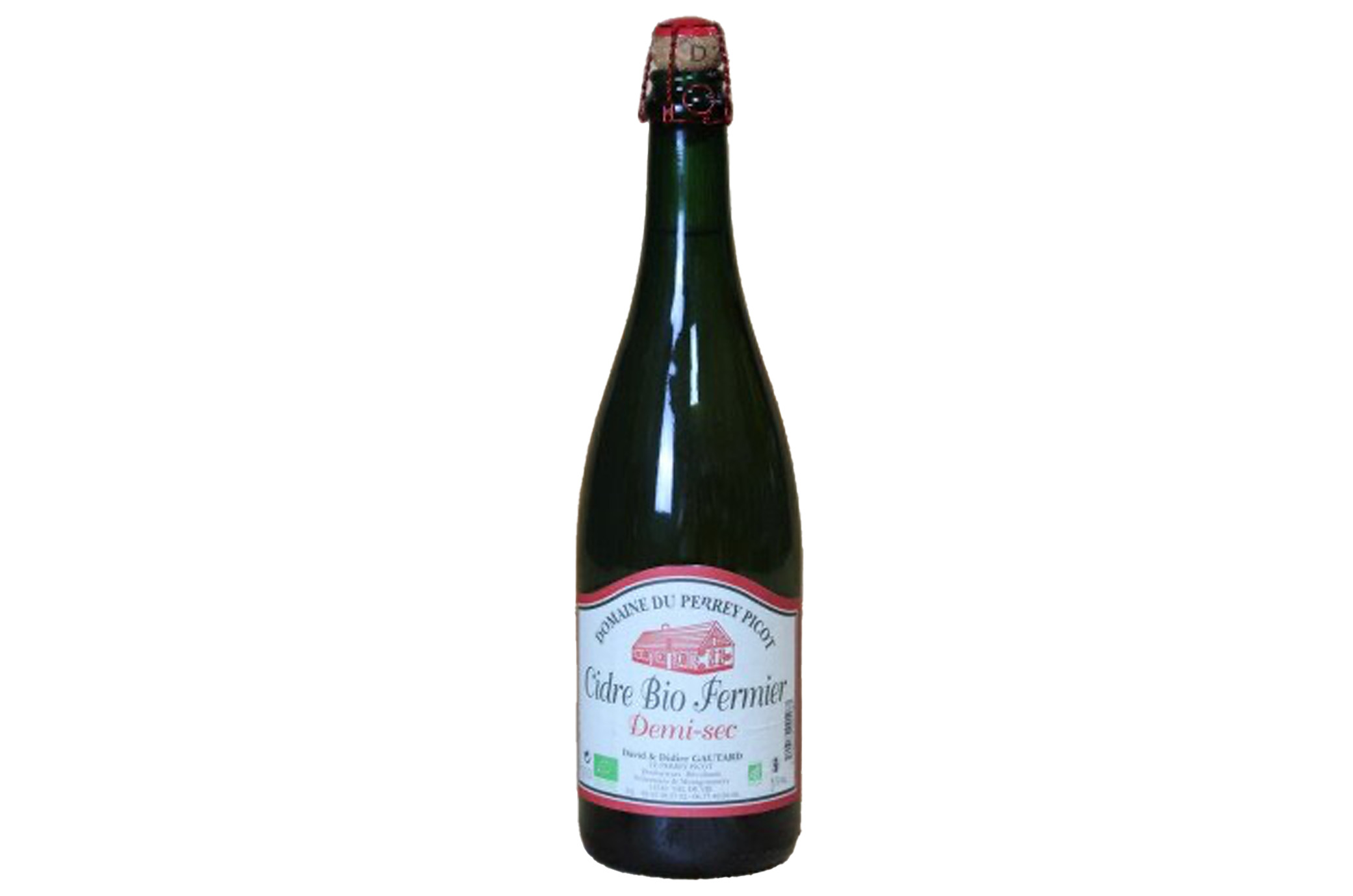 Cidre Bio Fermier Demi-sec 75cl - LE PERREY PICOT (14140)