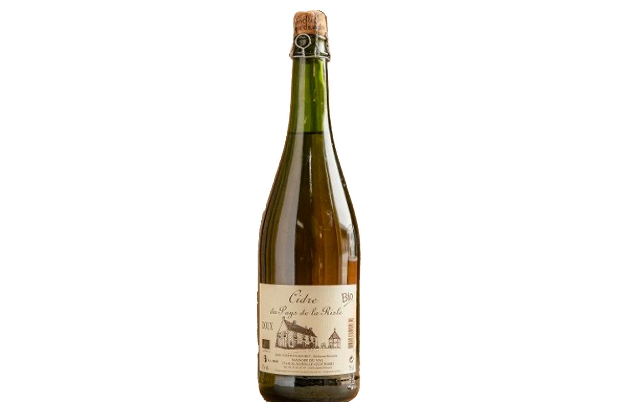Cidre doux BIO 75 cl - Cidrerie MANOIR DU VAL (27410)