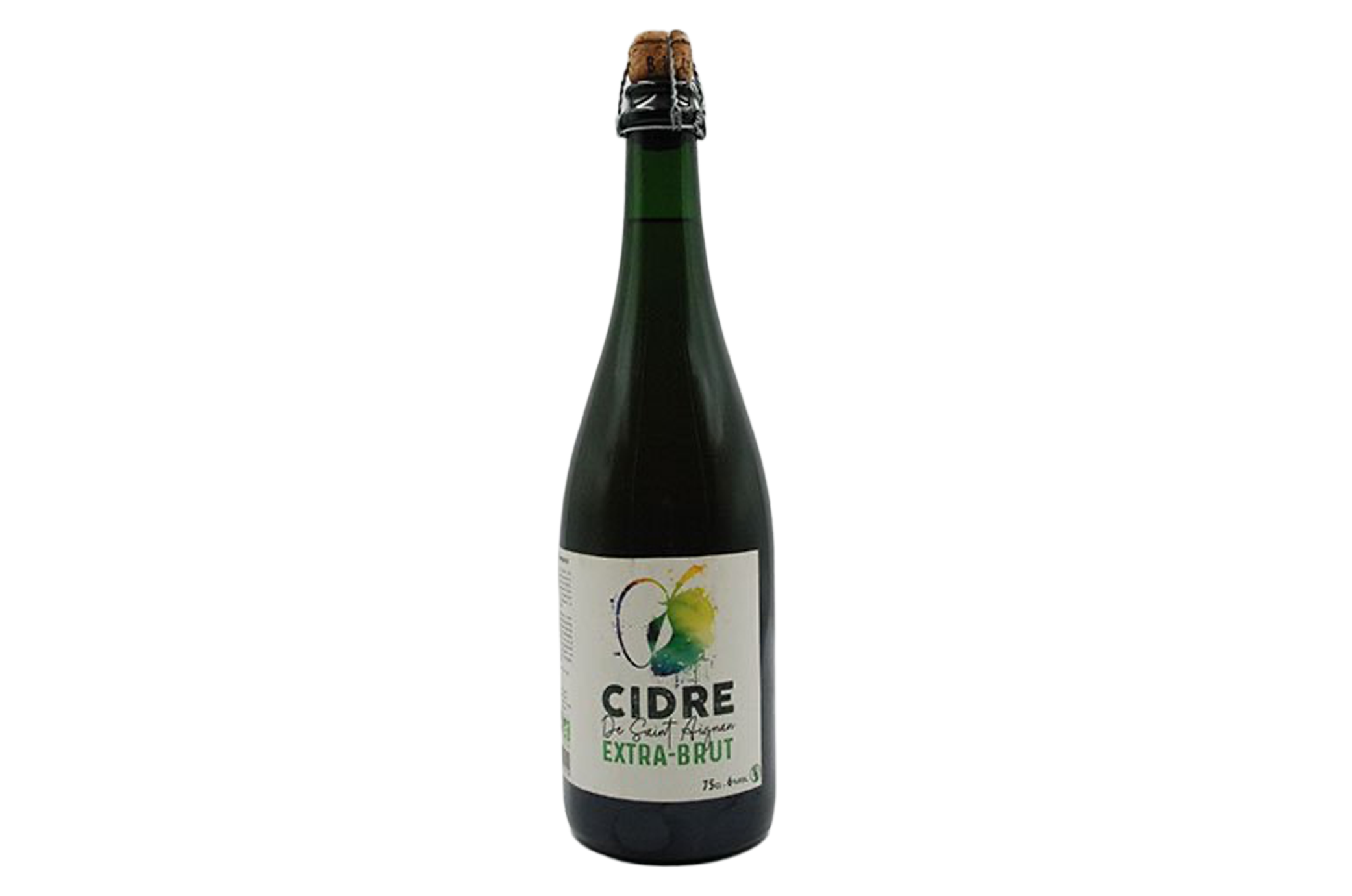 Cidre fermier BIO Extra Brut 75cl - Cidrerie ST AIGNAN SUR RY (76116)