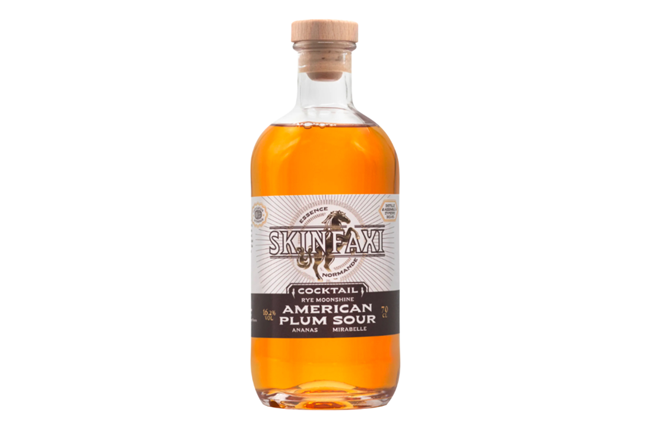 Cocktail Rye Moonshine American Plum Sour 70cl - Skinfaxi