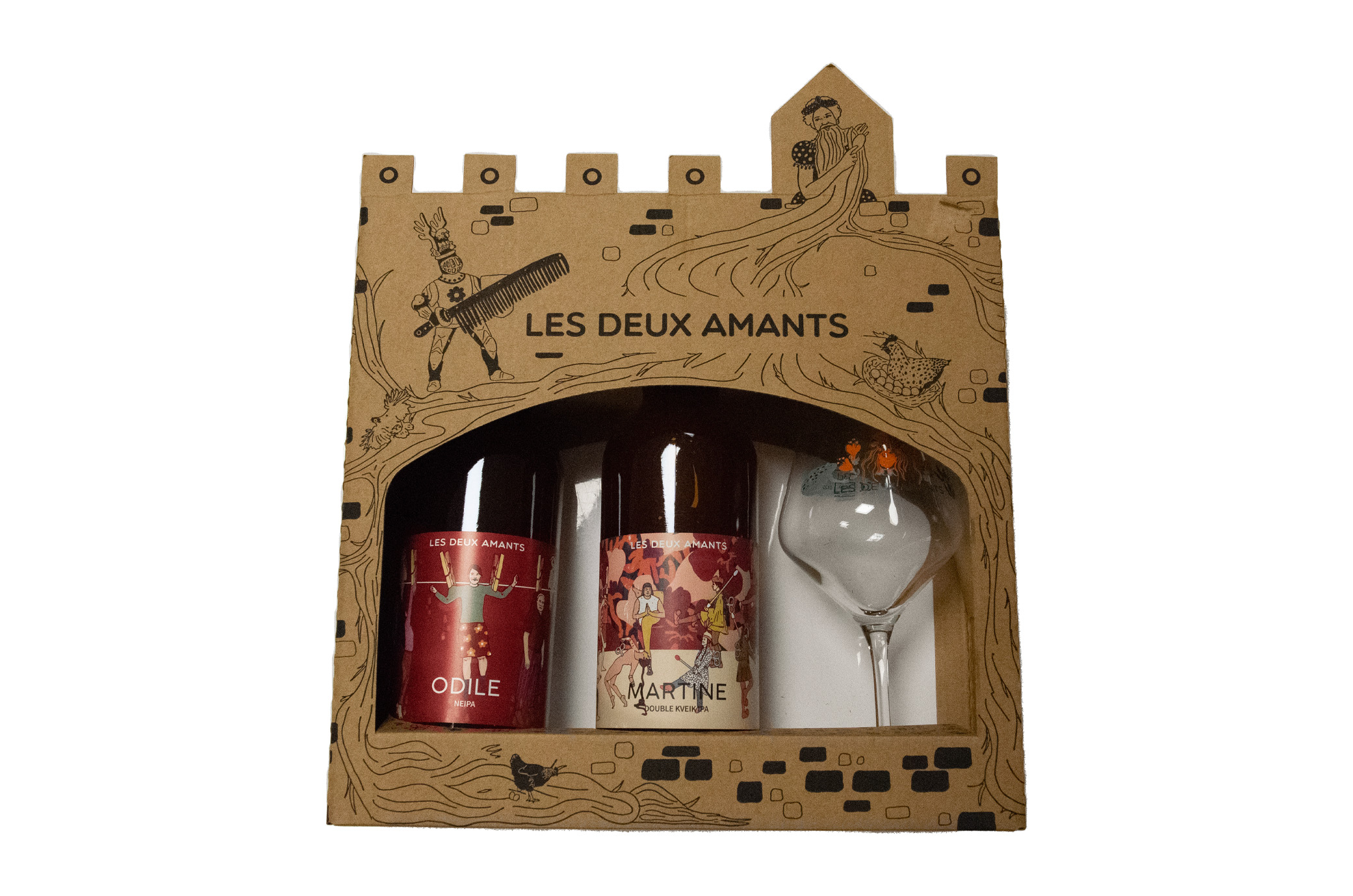Coffret Bières LES DEUX AMANTS - CHATEAU FORT