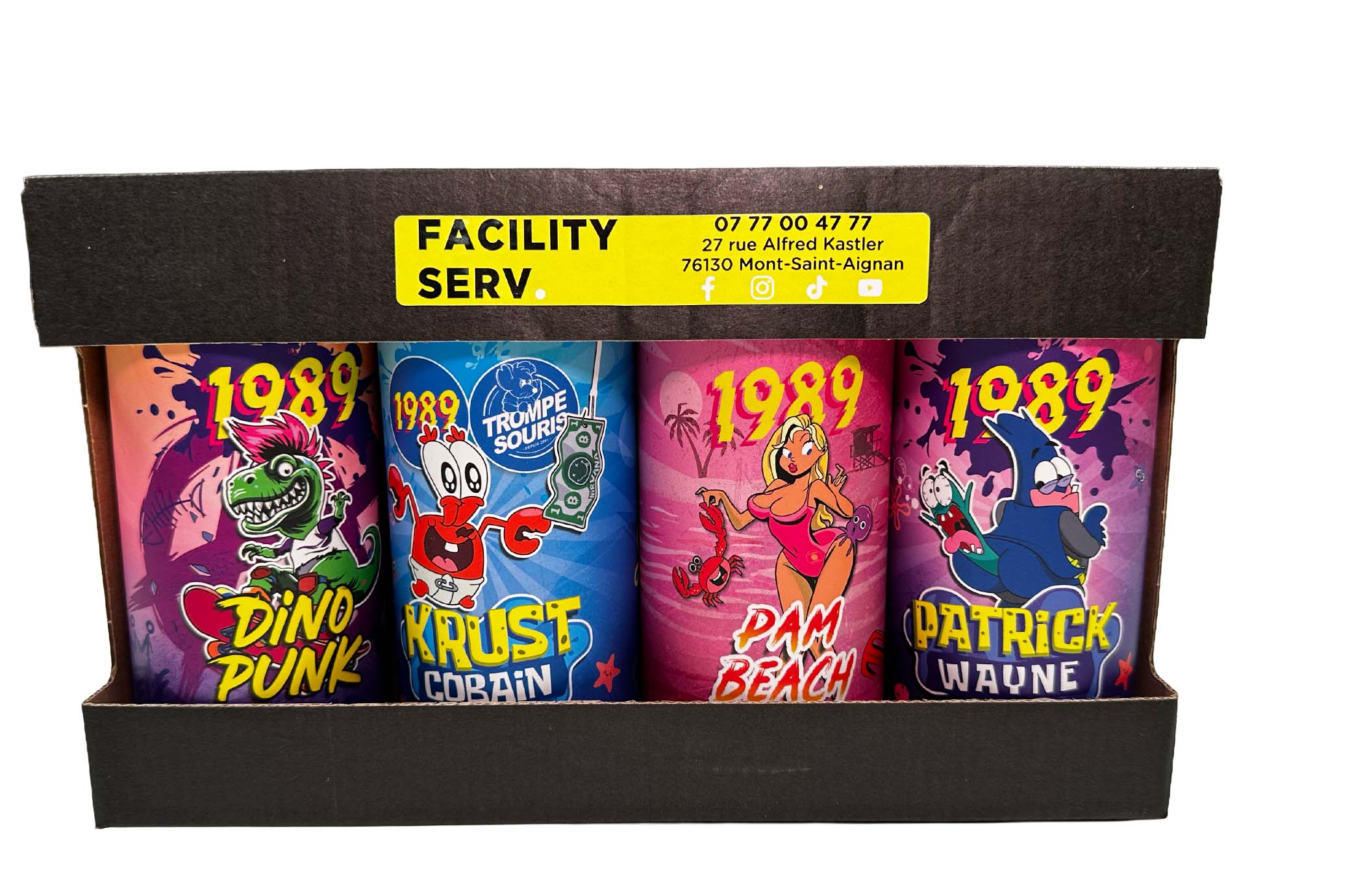 Coffret  Bières "Retour en 1989" 4x44cl