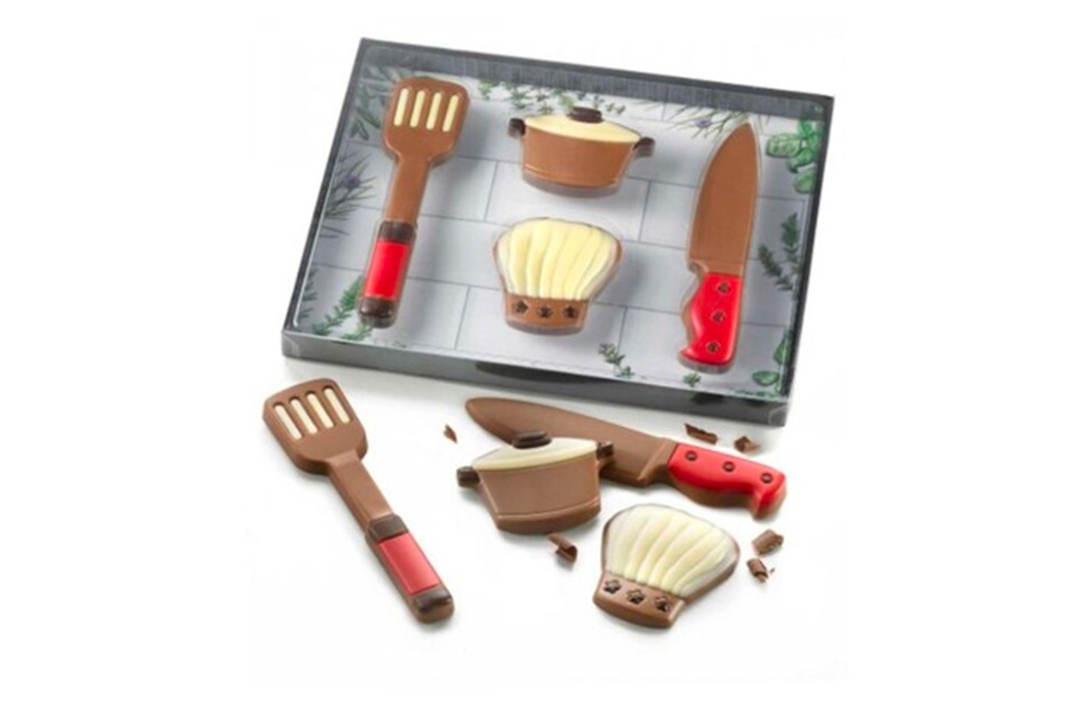 COFFRET INSOLITE SET DE CUISINE EN CHOCOLAT -125G
