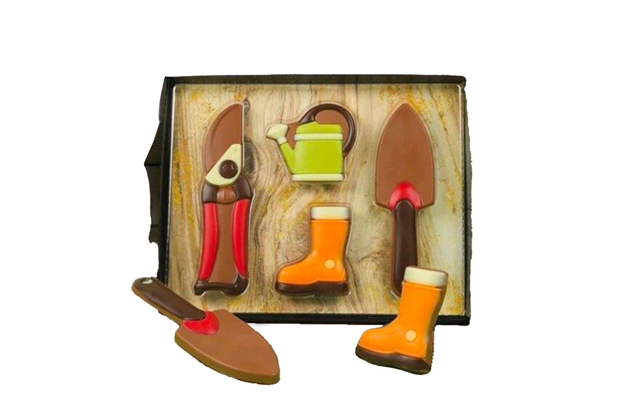 COFFRET INSOLITE SET DE JARDIN EN CHOCOLAT - 125g