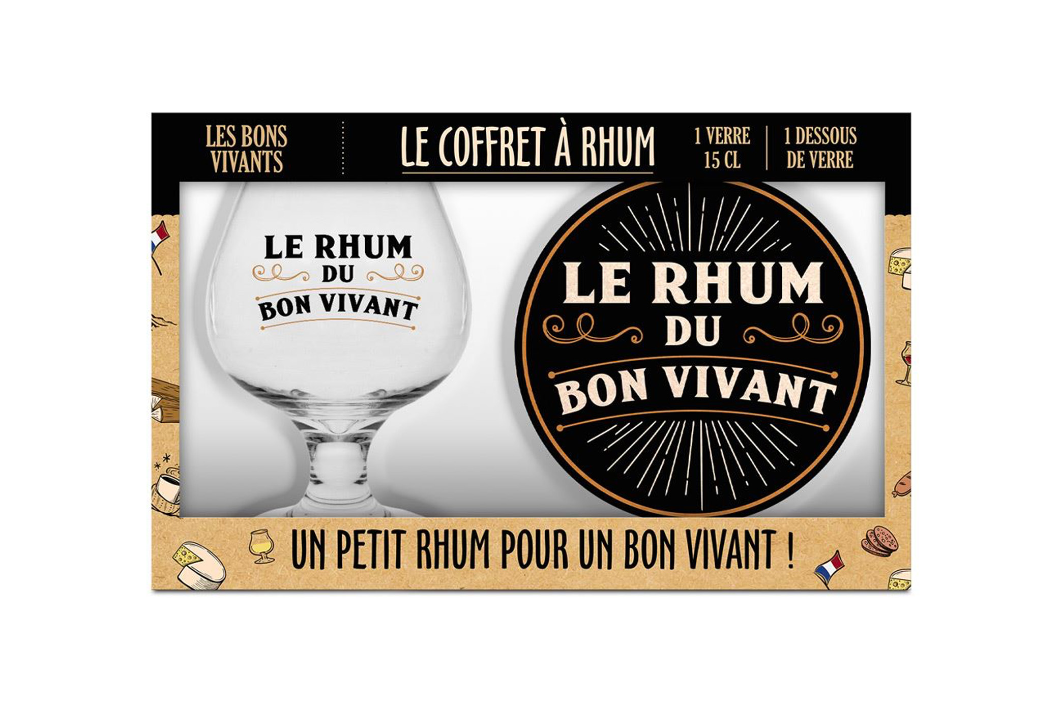 🥃✨ Coffret Rhum « Le Rhum du Bon Vivant »