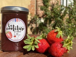 Confiture BIO de fraise 240g (Les confitures d'Albert)