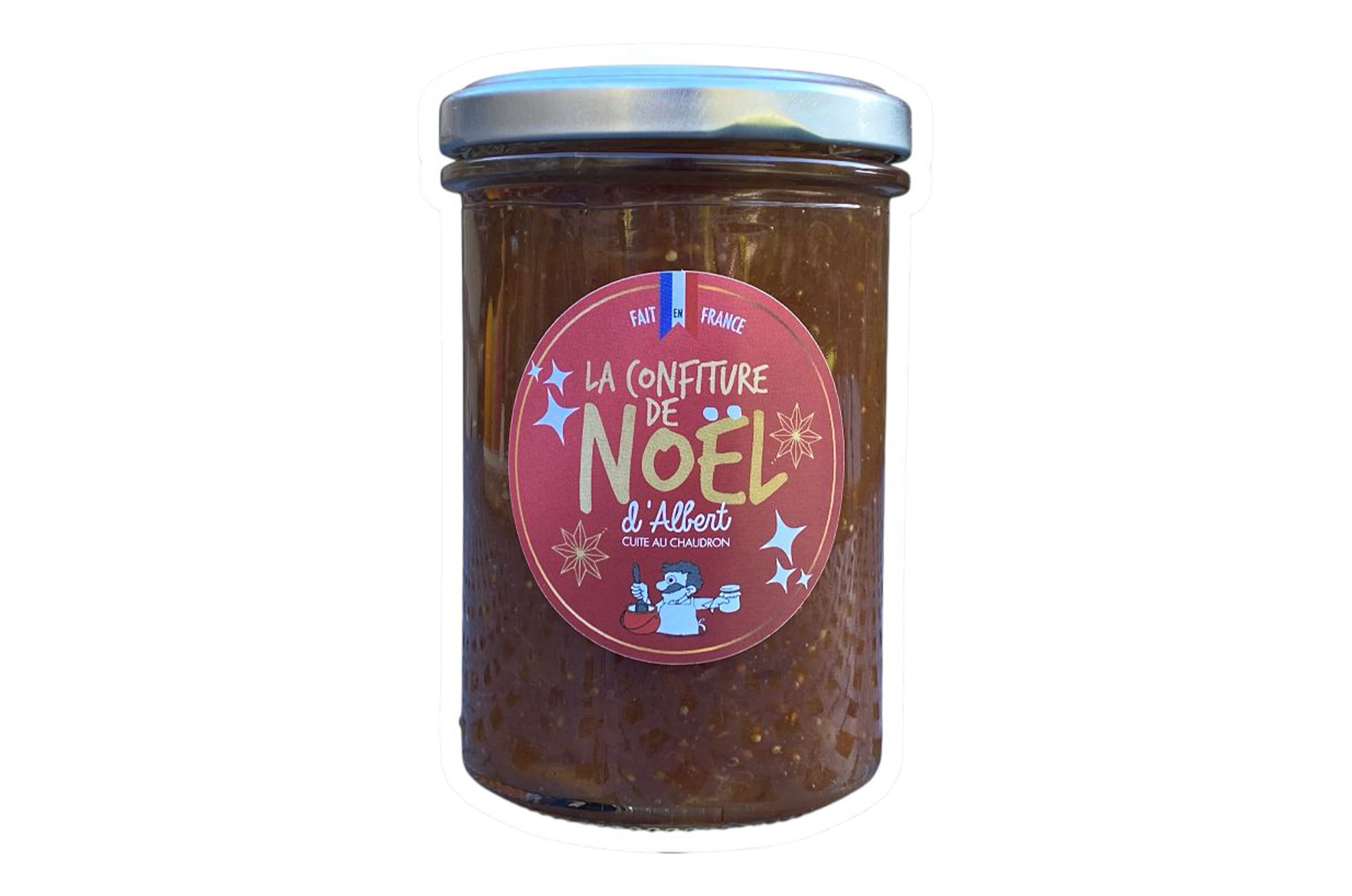 Confiture bio de Noël 240g (Les confitures d'Albert)
