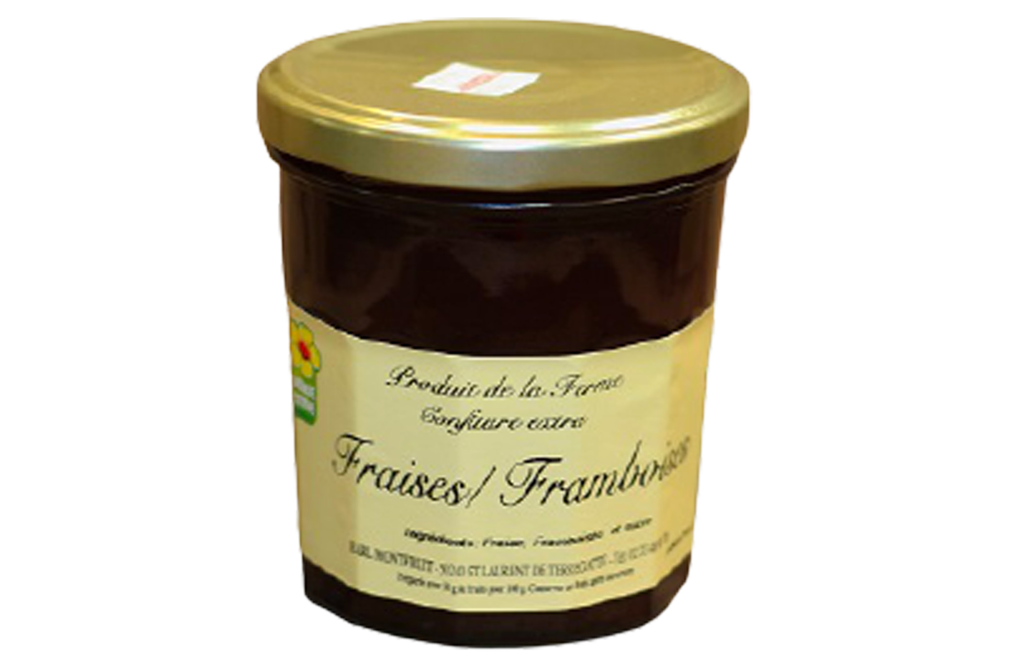 Confiture MONFRUIT Fraises Framboises 360g