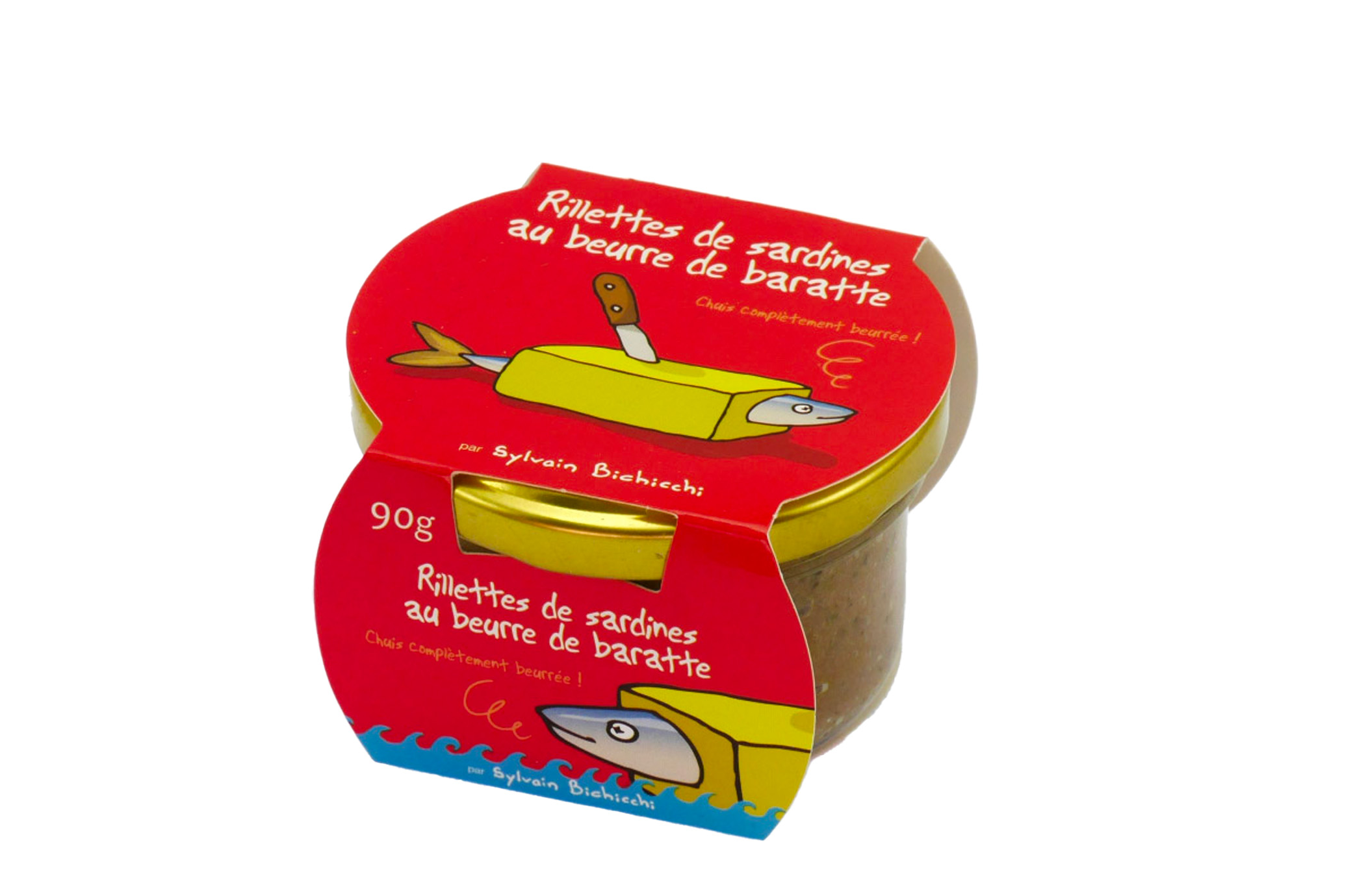 Rillettes de sardine au beurre de baratte 90g