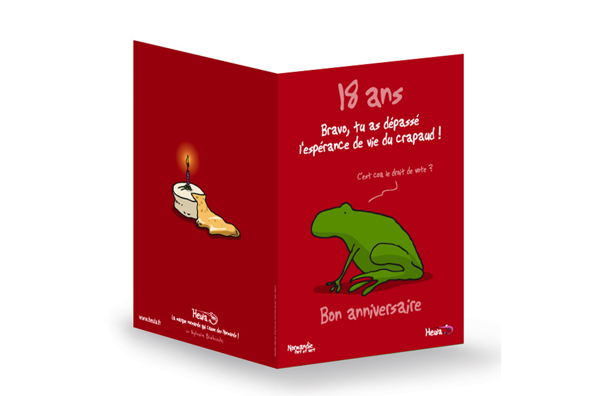 CP Souhait Anniv 18 ans avec enveloppe