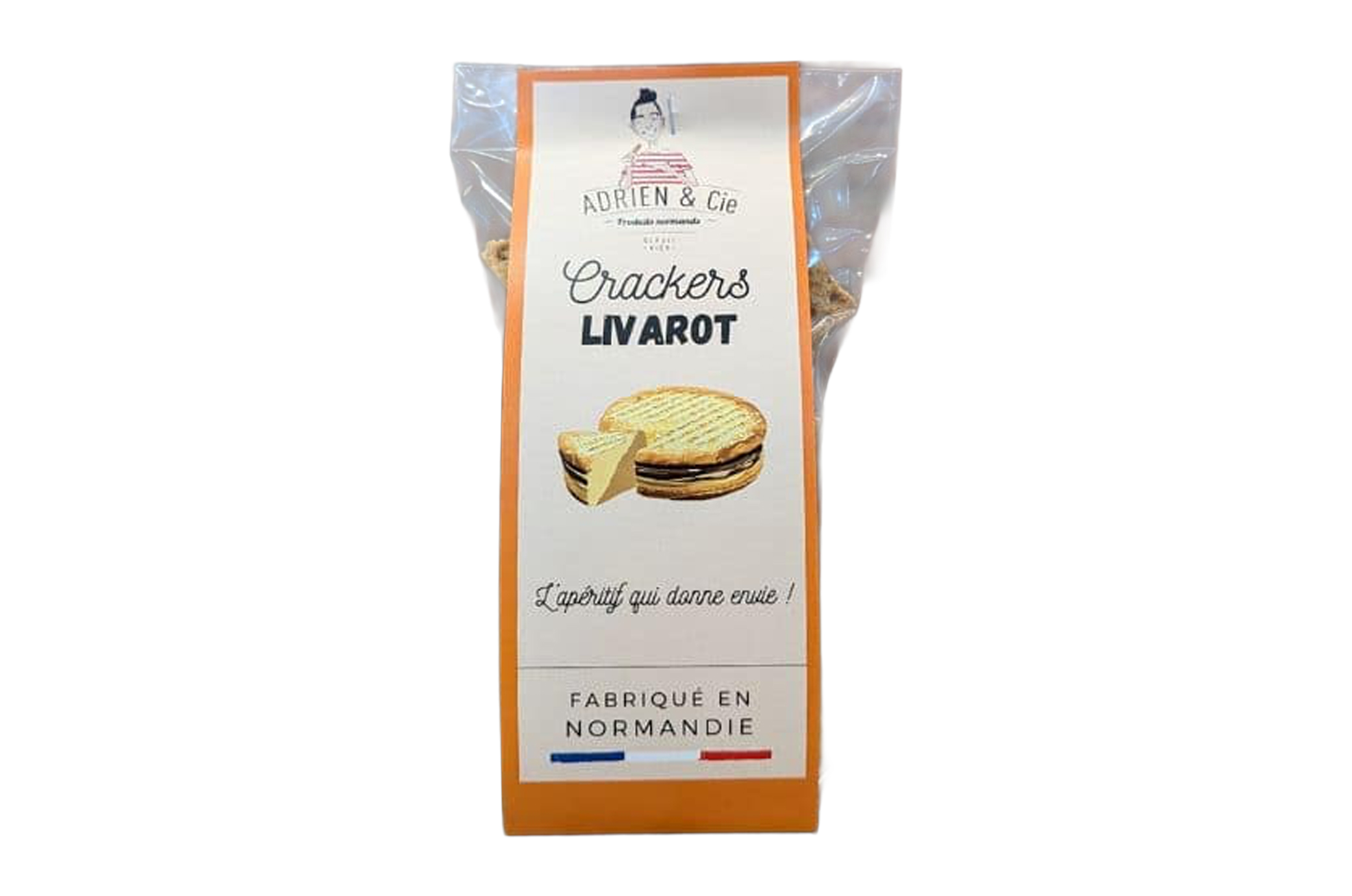 Crackers de Normandie au livarot 100g