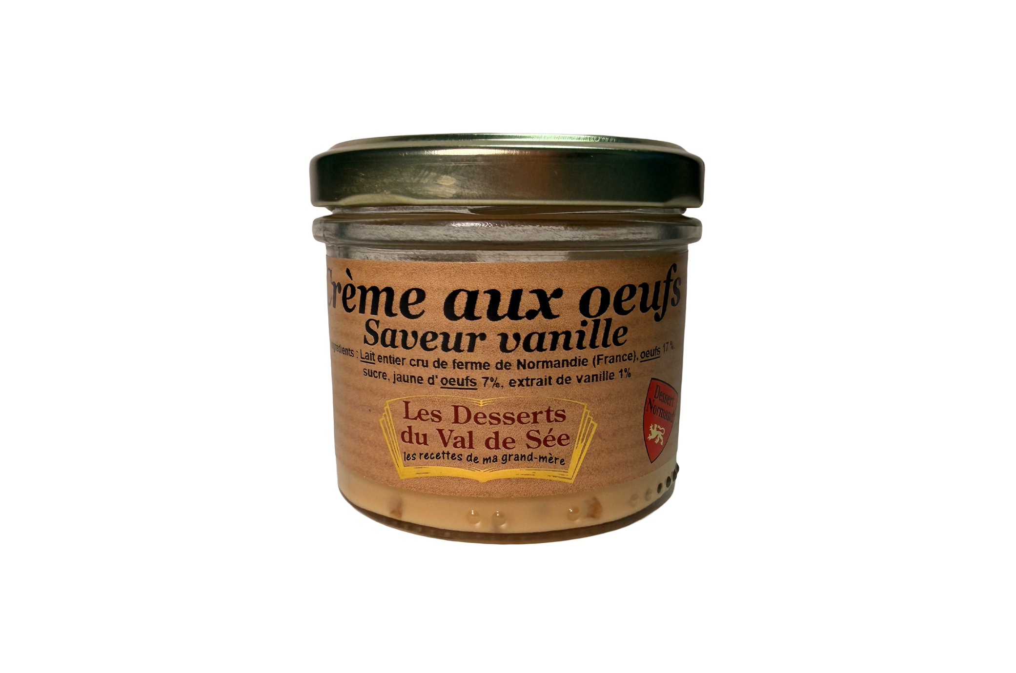Crème aux œufs saveurs vanille 90g