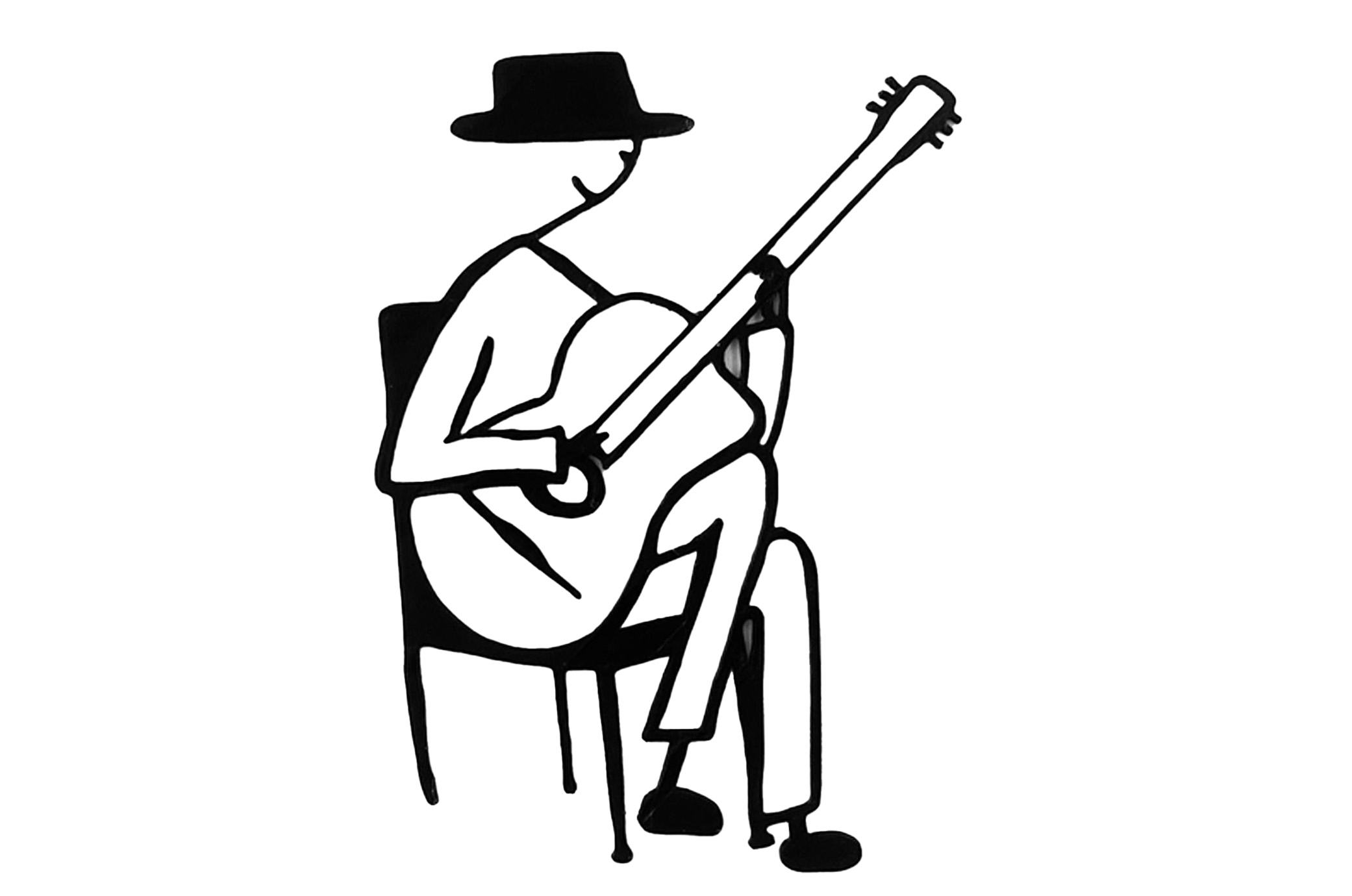 Décorations murales - Guitariste Jazz