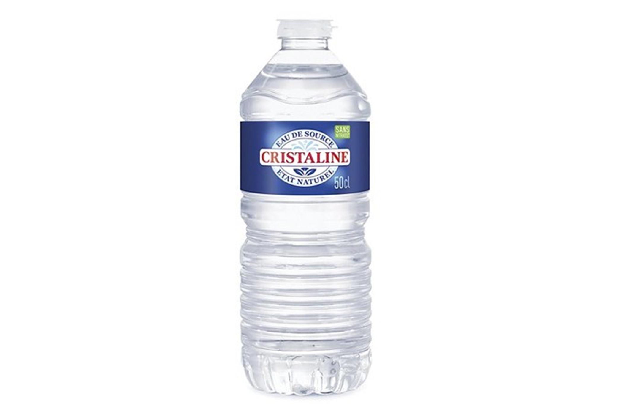 Eau de source plate CRISTALINE 50cl