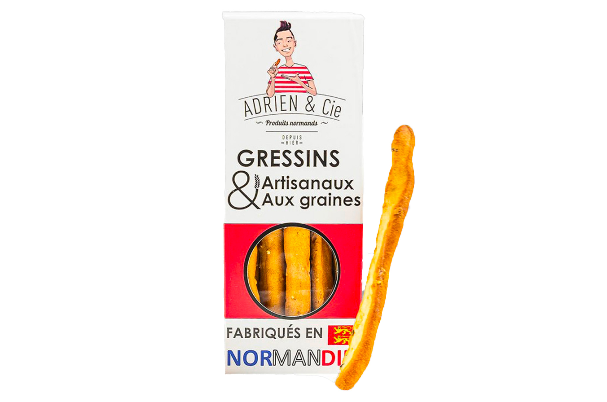 Gressins de Normandie aux graines 100g