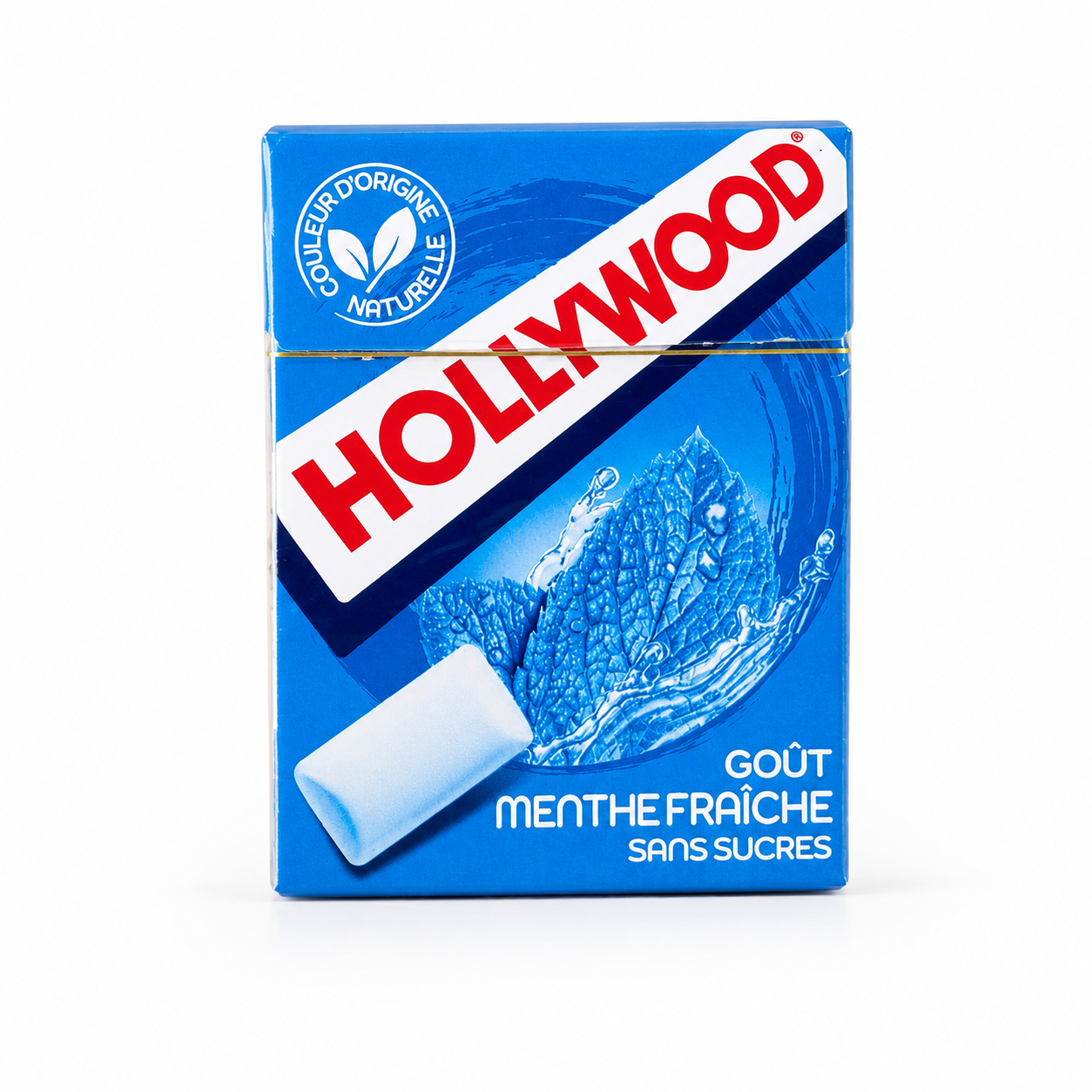 Hollywood Menthe Fraîche – Chewing-gum Sans Sucres – 14 g