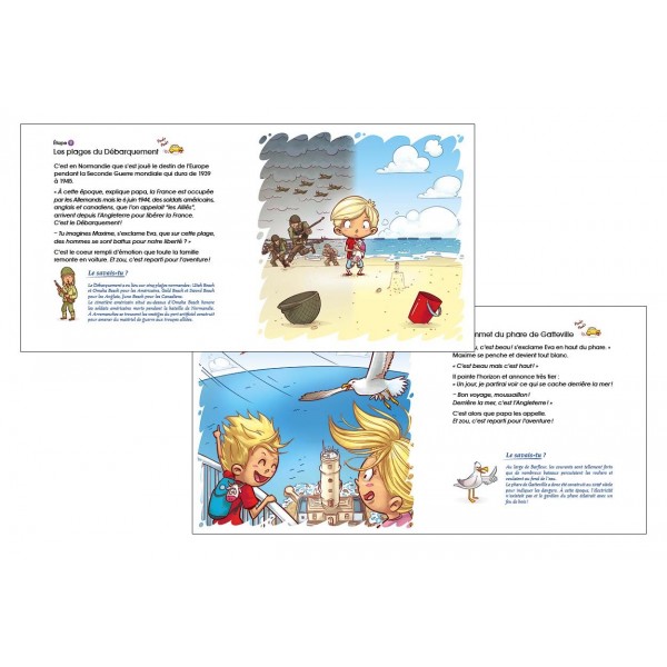 JEUNESSE -  Les P’tits Normands Découvrent la Normandie