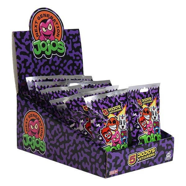 JOJOS Next Generation – Sachet avec 5 Jojos + 5 stickers
