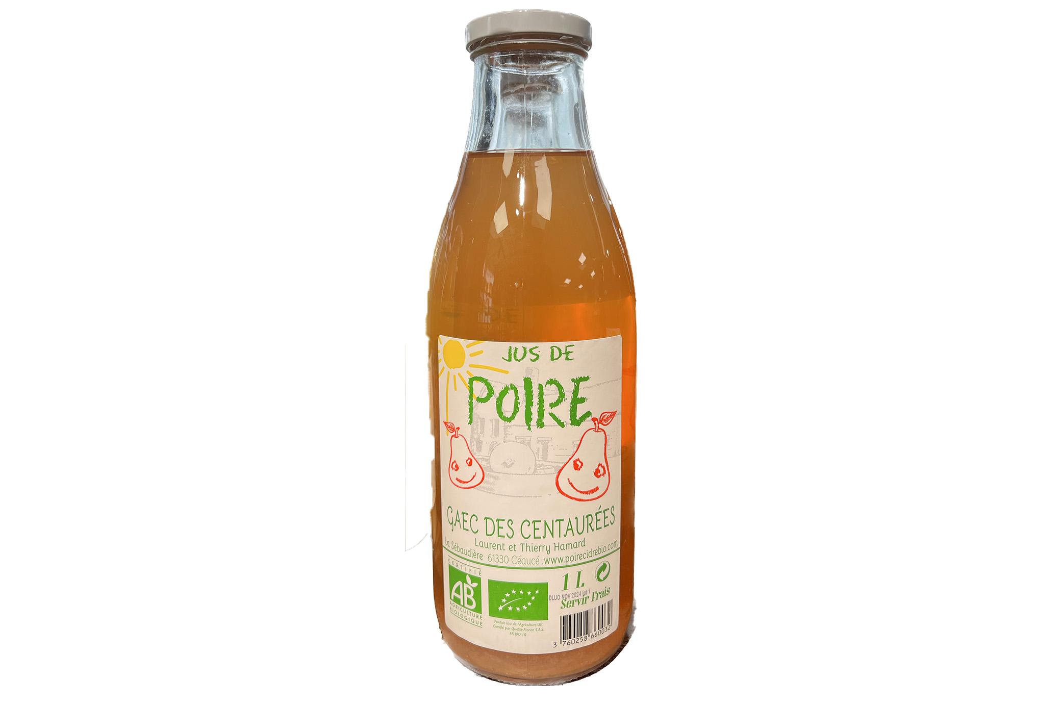 Jus de Poire 1l GAEC DES CENTAUREES