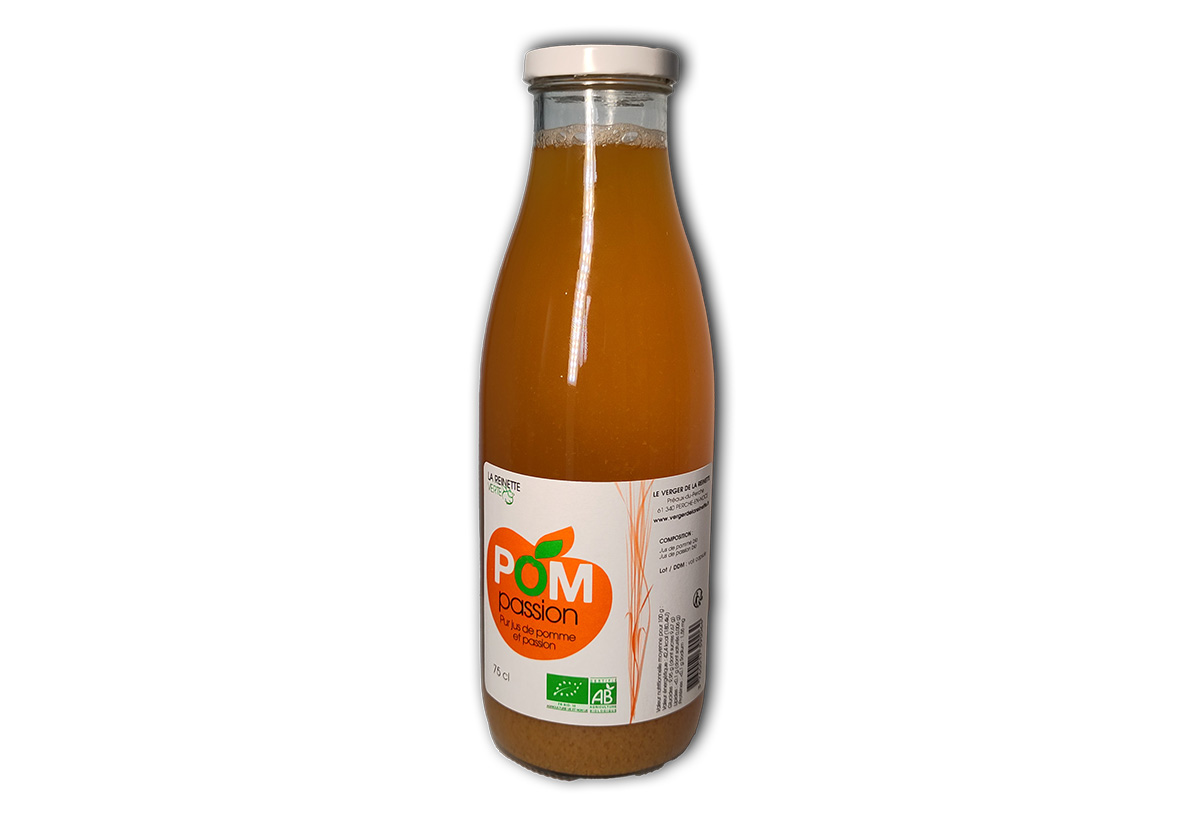 JUS DE POMME PASSION BIO 75cl