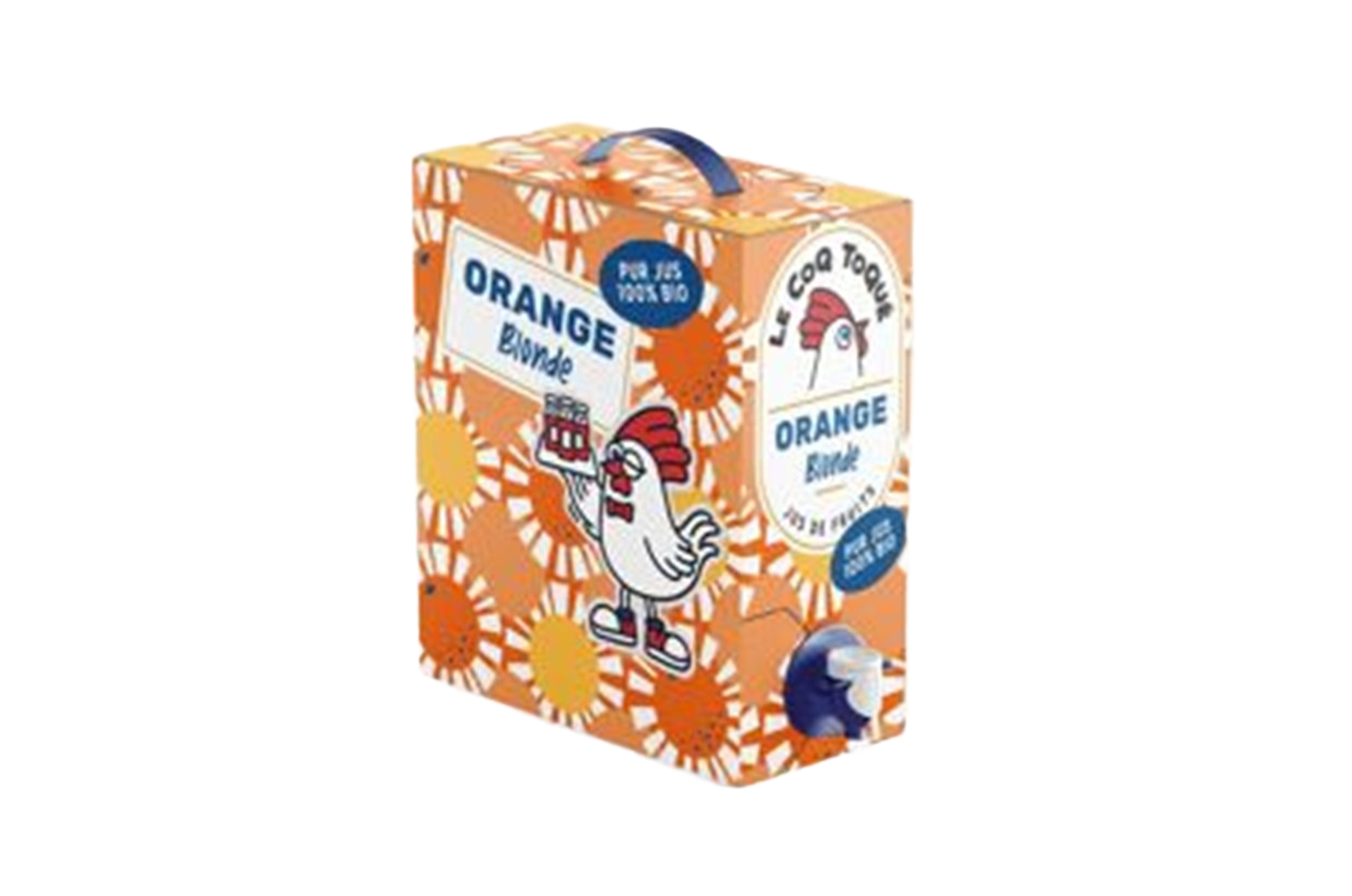 Jus d'orange blonde Valencia bio BIB 3L