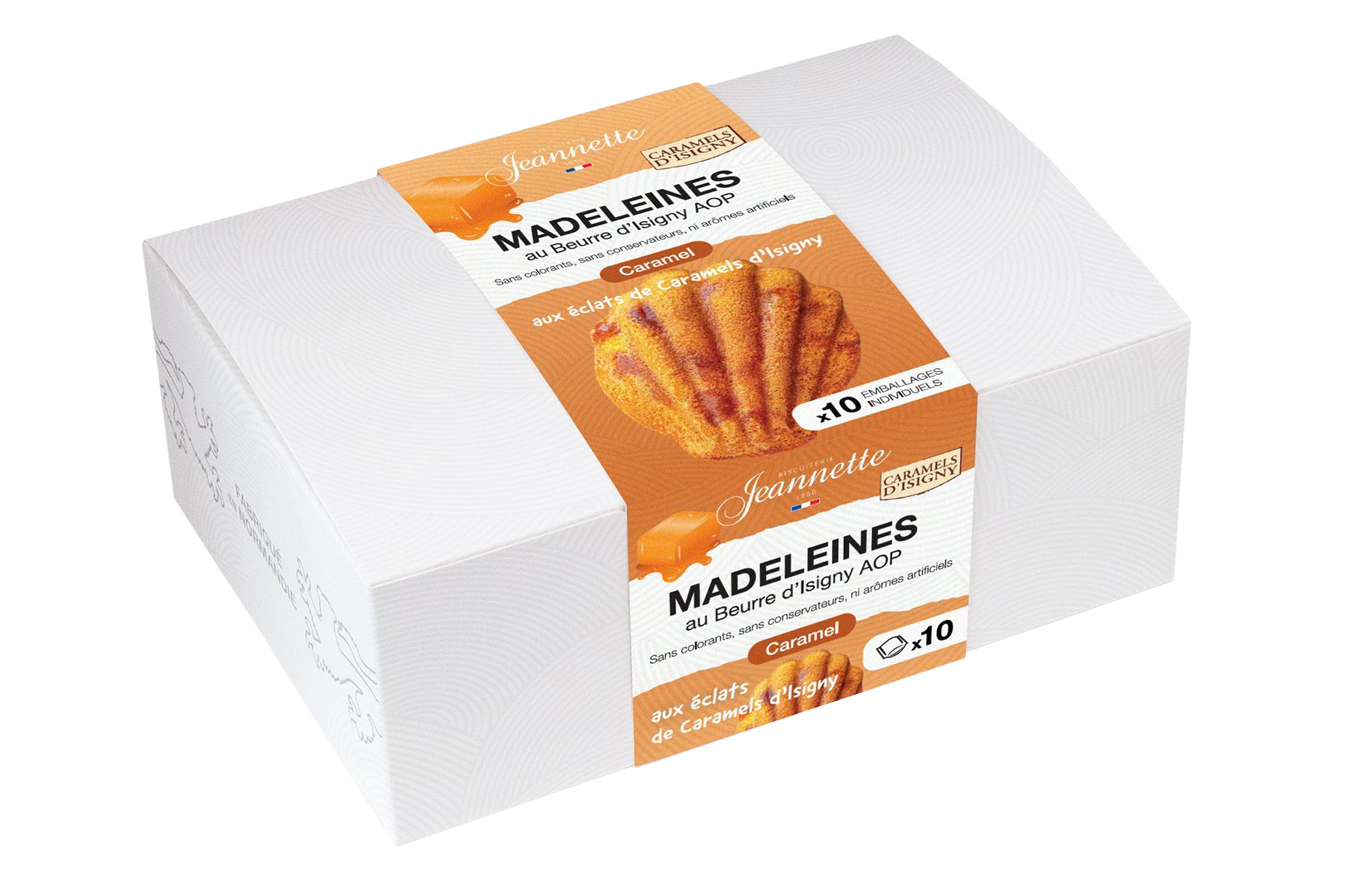 Madeleines au Caramel 250g – Biscuiterie Jeannette