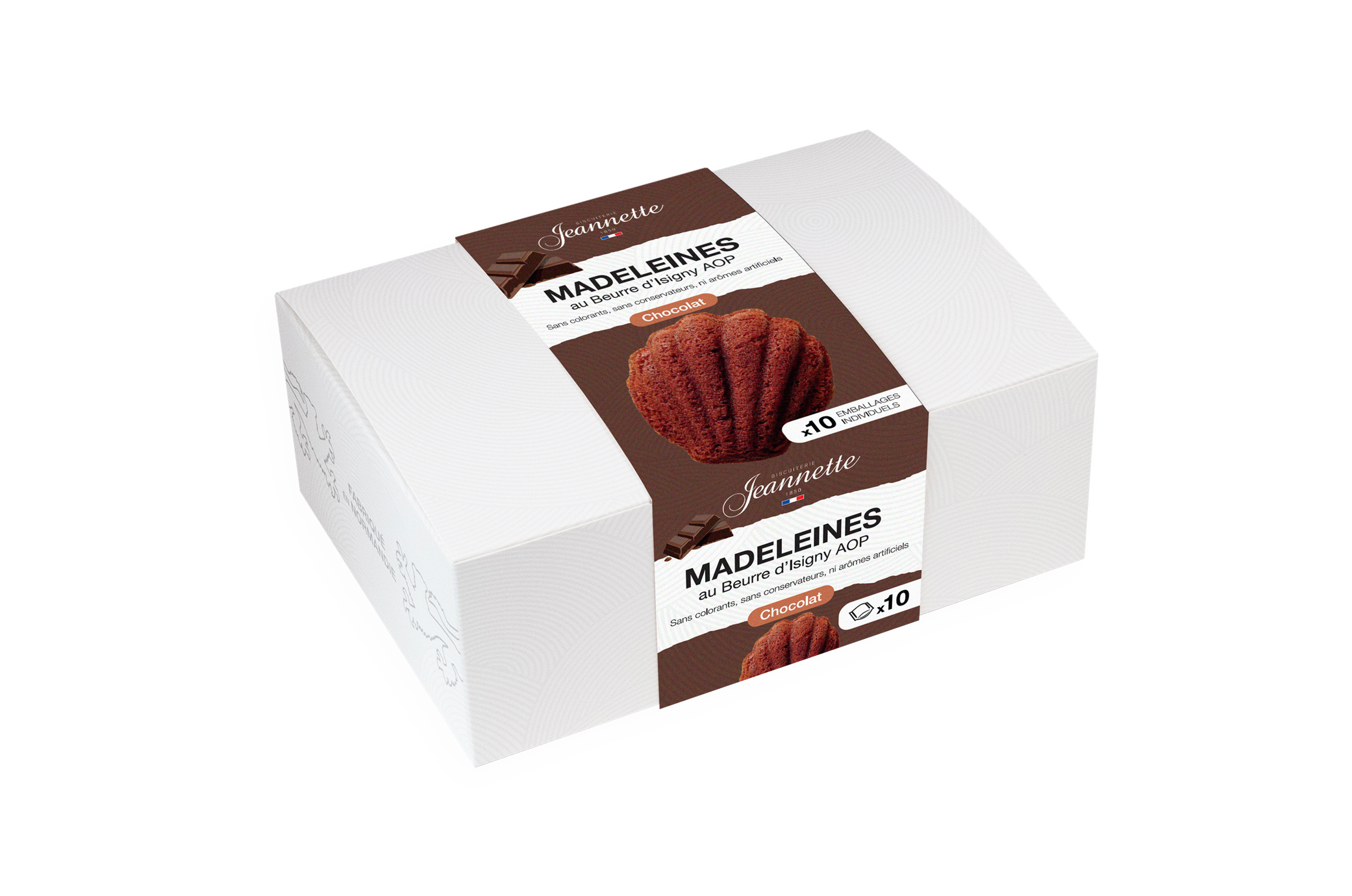 Madeleines au Chocolat 250g – Biscuiterie Jeannette