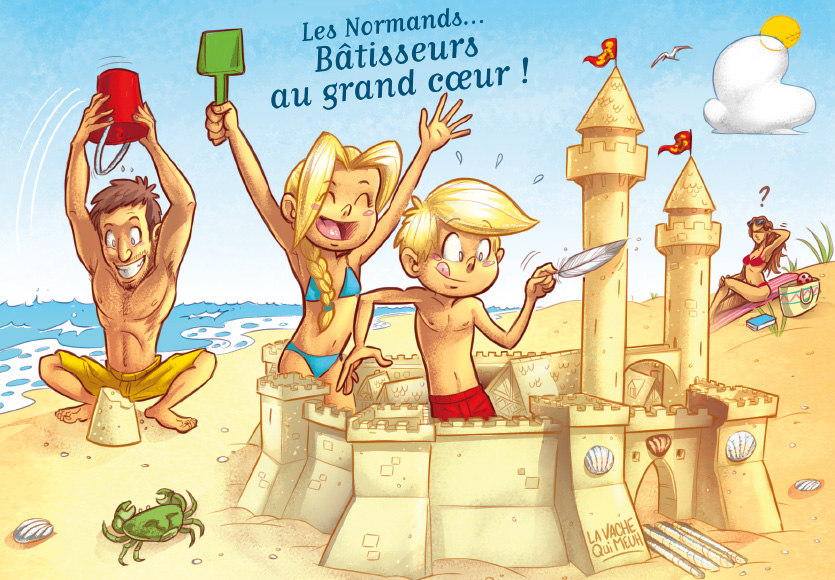 MAGNET Les P’tits Normands à la plage