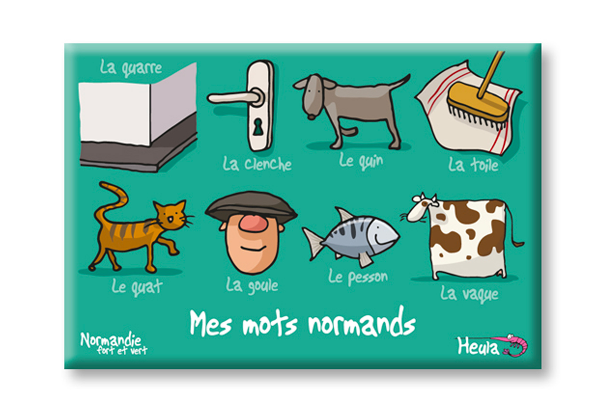 Magnet "Mes mots normands"
