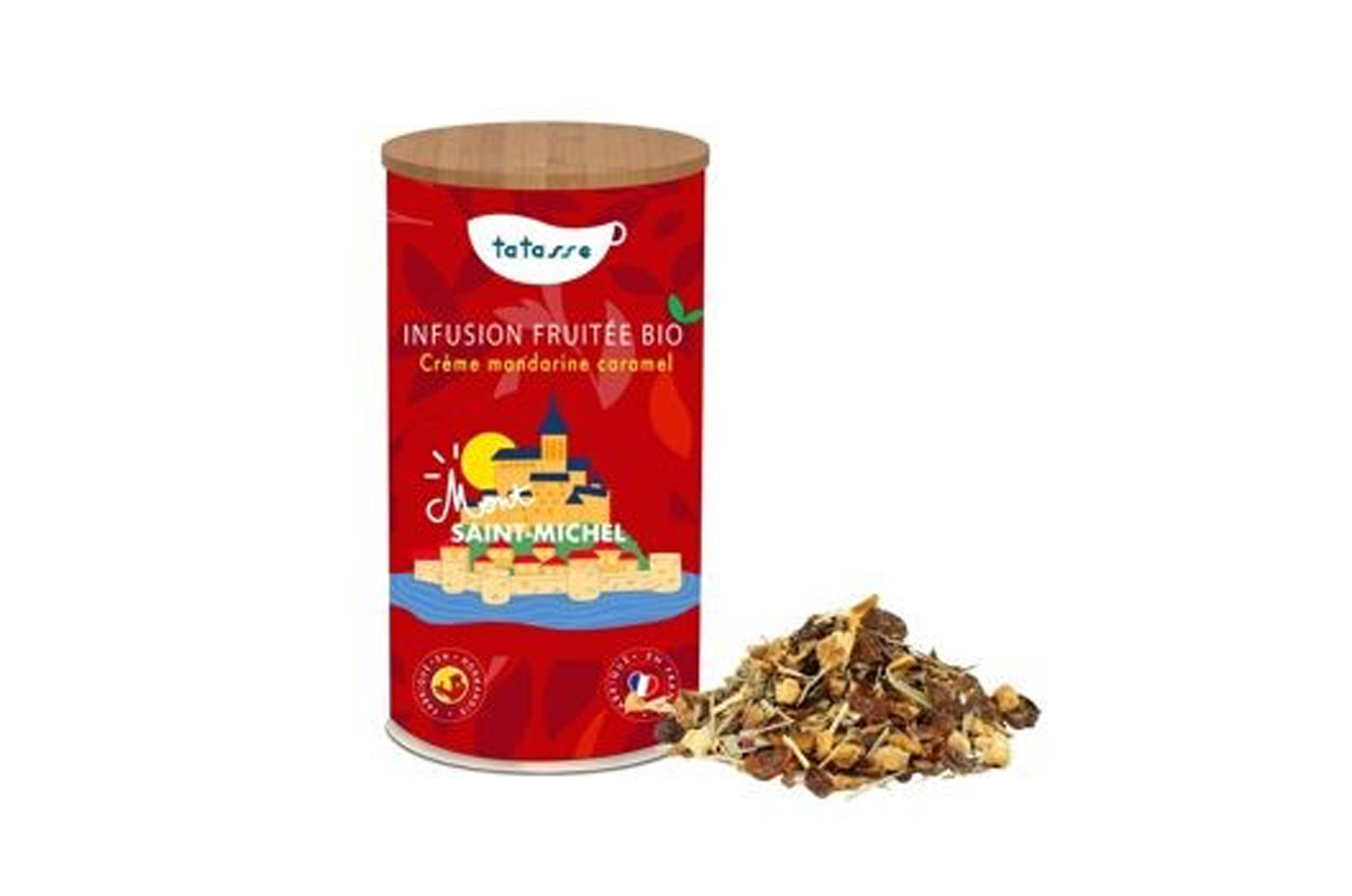 Mont Saint-Michel - infusion fruitée BIO crème mandarine caramel