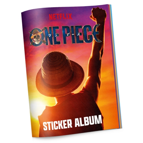 ONE PIECE – Album + Pochettes LIVE ACTION (1 album + 5 pochettes de 5 stickers)