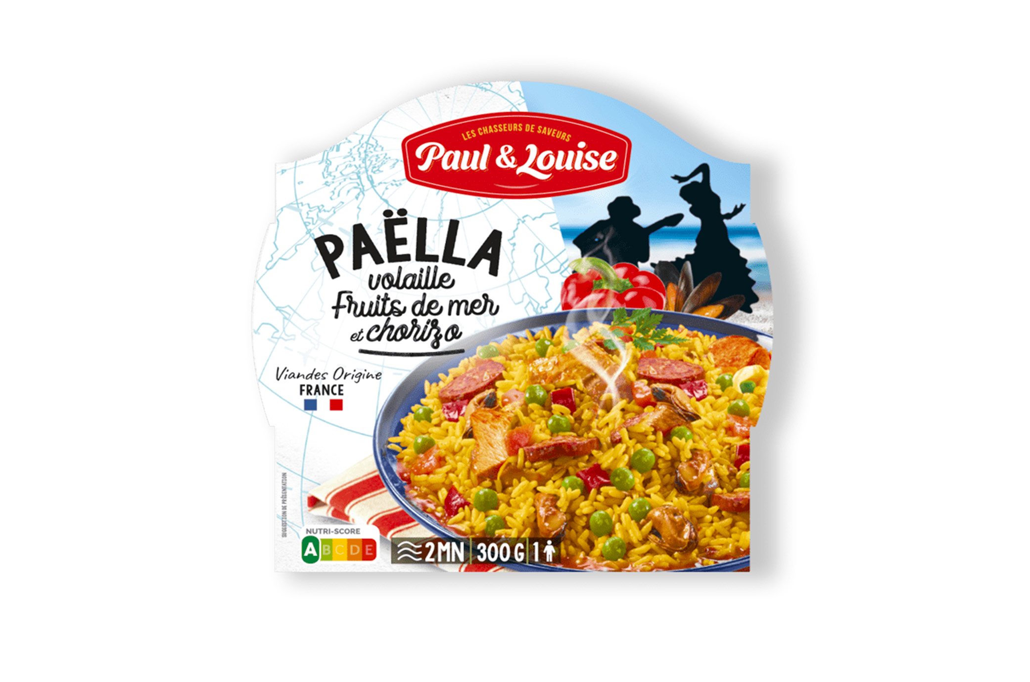 Paëlla poulet et fruit de mer (300g)