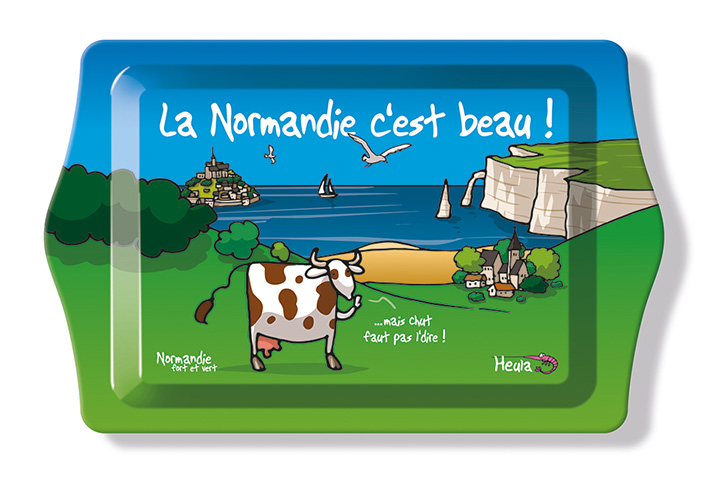 🌿🌊 Plateau métal “La Normandie c’est beau !” – Paysage iconique et charme régional