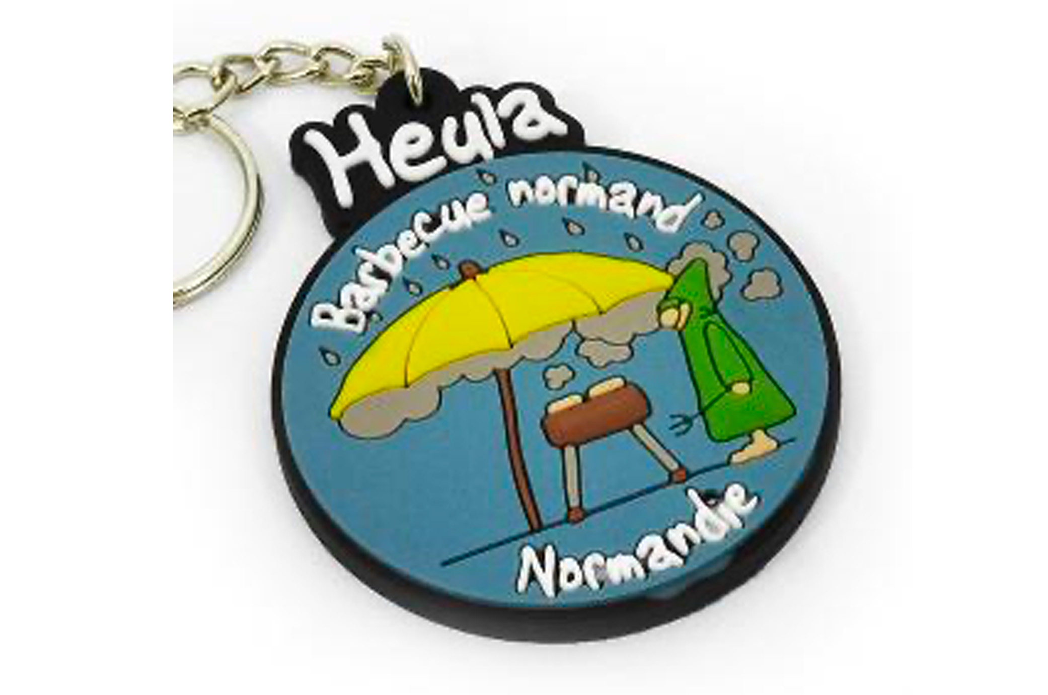 Porte-clé plat Heula "Barbecue"