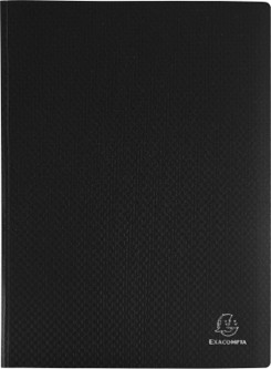 📁 Porte-vues Exacompta OPAK – A4 – 80 vues – Pochettes grainées antireflet Noir