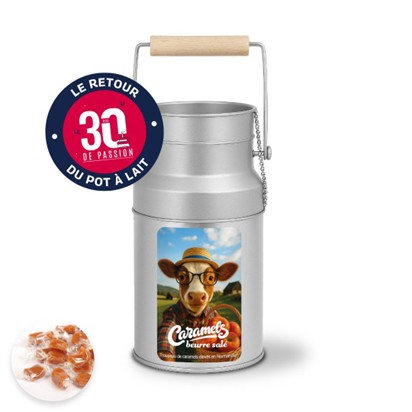 Pot à lait Normandie Vintage – Caramels au beurre salé fabriqués en Normandie 170g