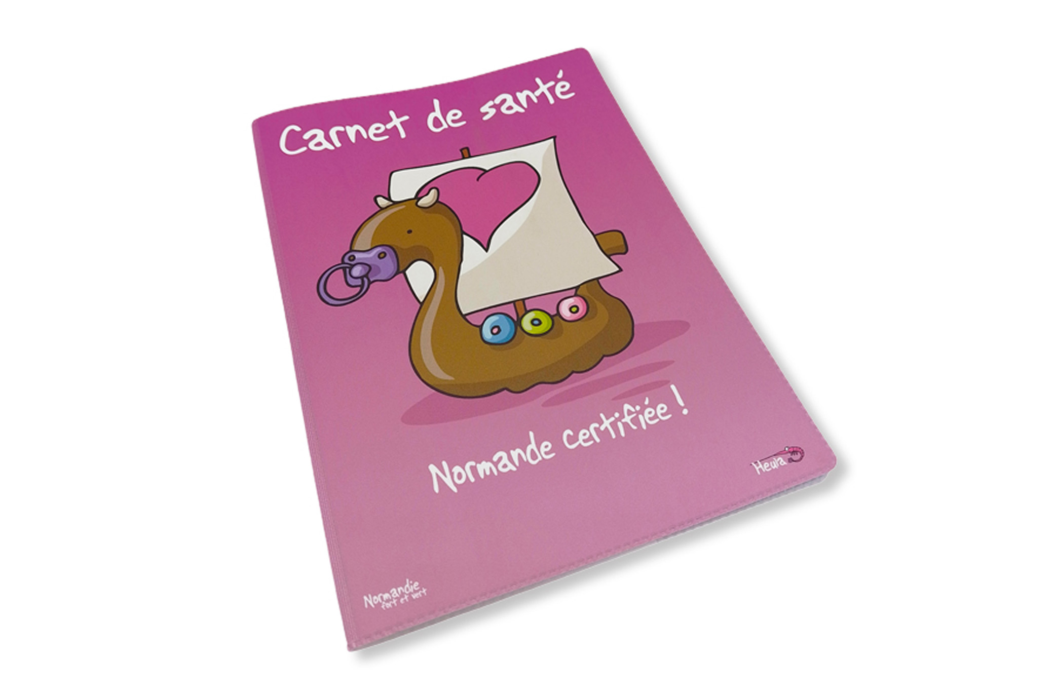 Protège Carnet de Santé "Drakkar Fille"