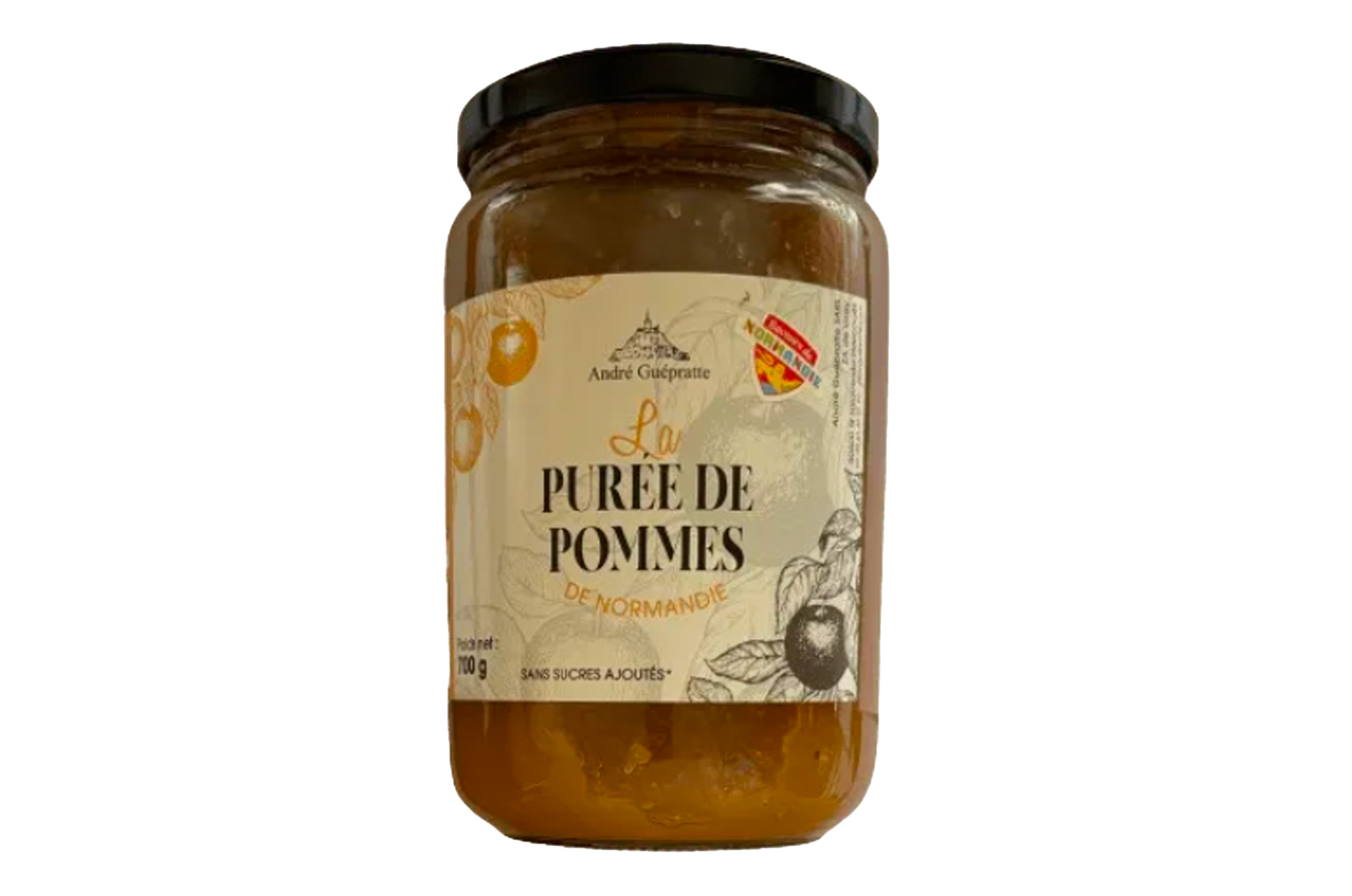Purées 100% fruits Pommes de Normandie 700g